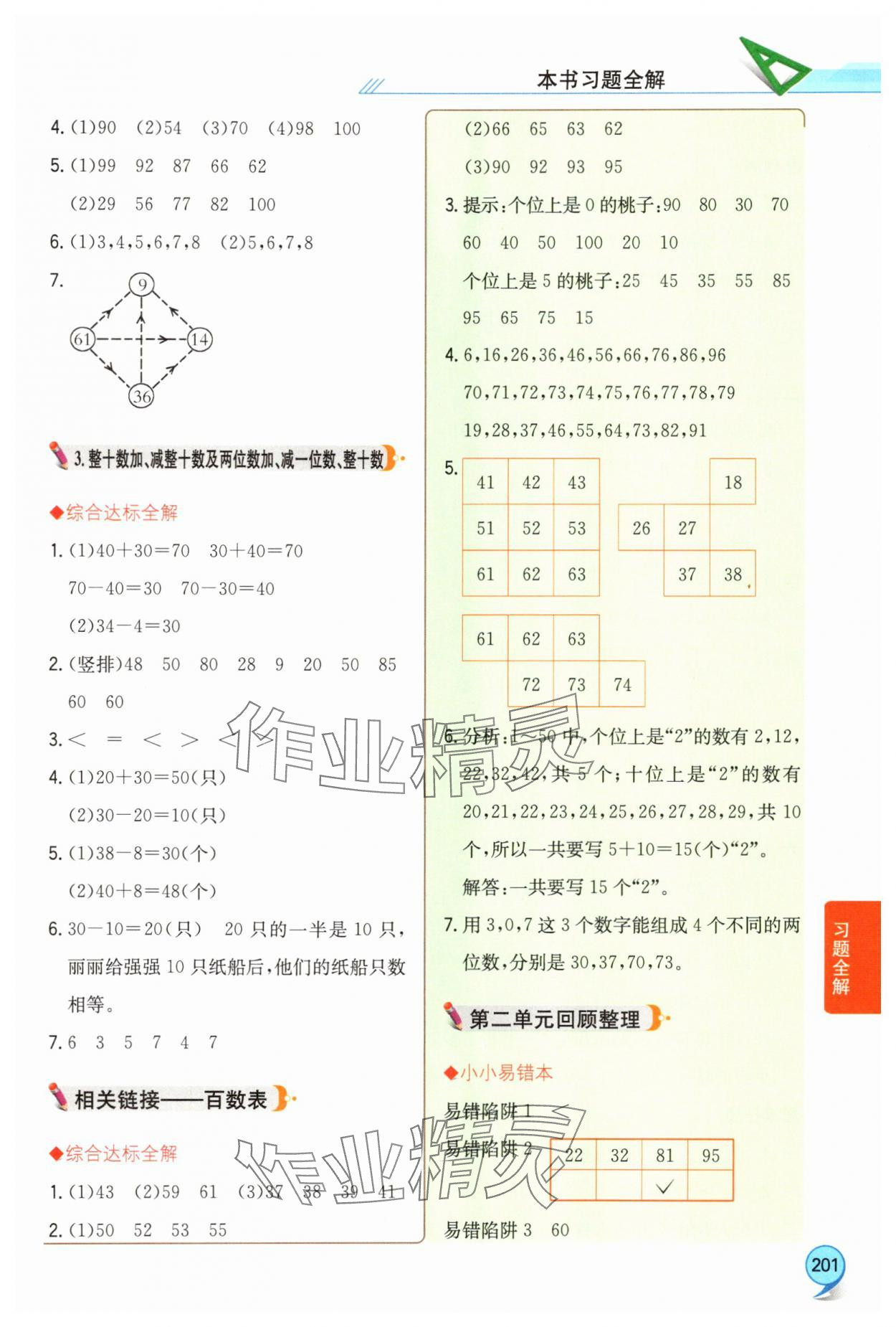 2025年教材全解一年级数学下册青岛版 第3页