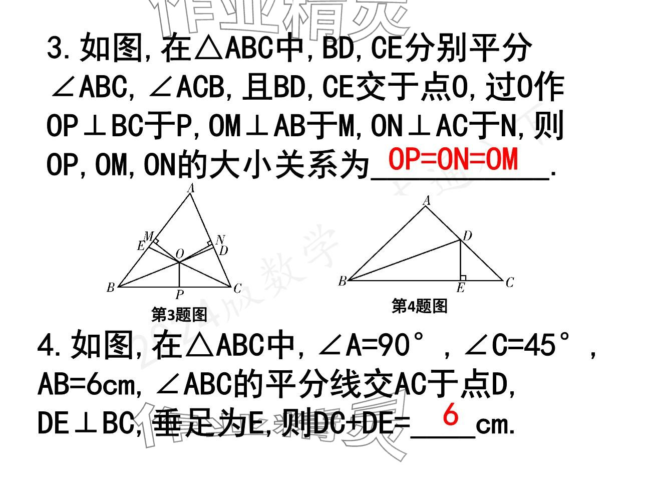 2025年一本通武漢出版社八年級(jí)數(shù)學(xué)下冊(cè)北師大版精簡(jiǎn)版 參考答案第67頁(yè)