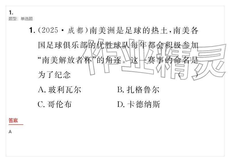 2026年優(yōu)質(zhì)課堂導(dǎo)學(xué)案九年級(jí)歷史下冊(cè)人教版&nbsp;參考答案第1頁