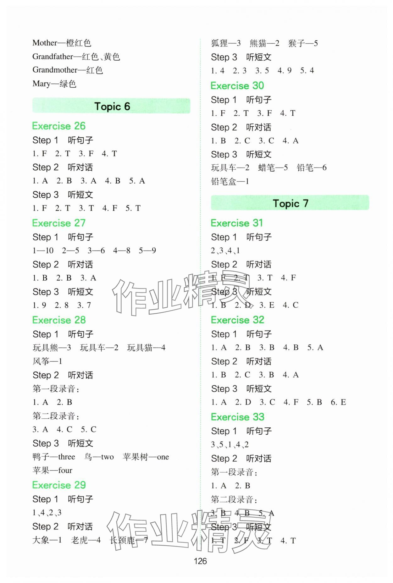 2025年一本小学英语听力训练100篇三年级&nbsp;第4页