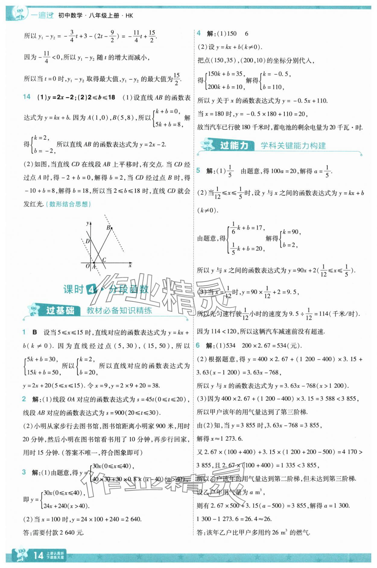 2025年一遍過(guò)八年級(jí)數(shù)學(xué)上冊(cè)滬科版 第14頁(yè)