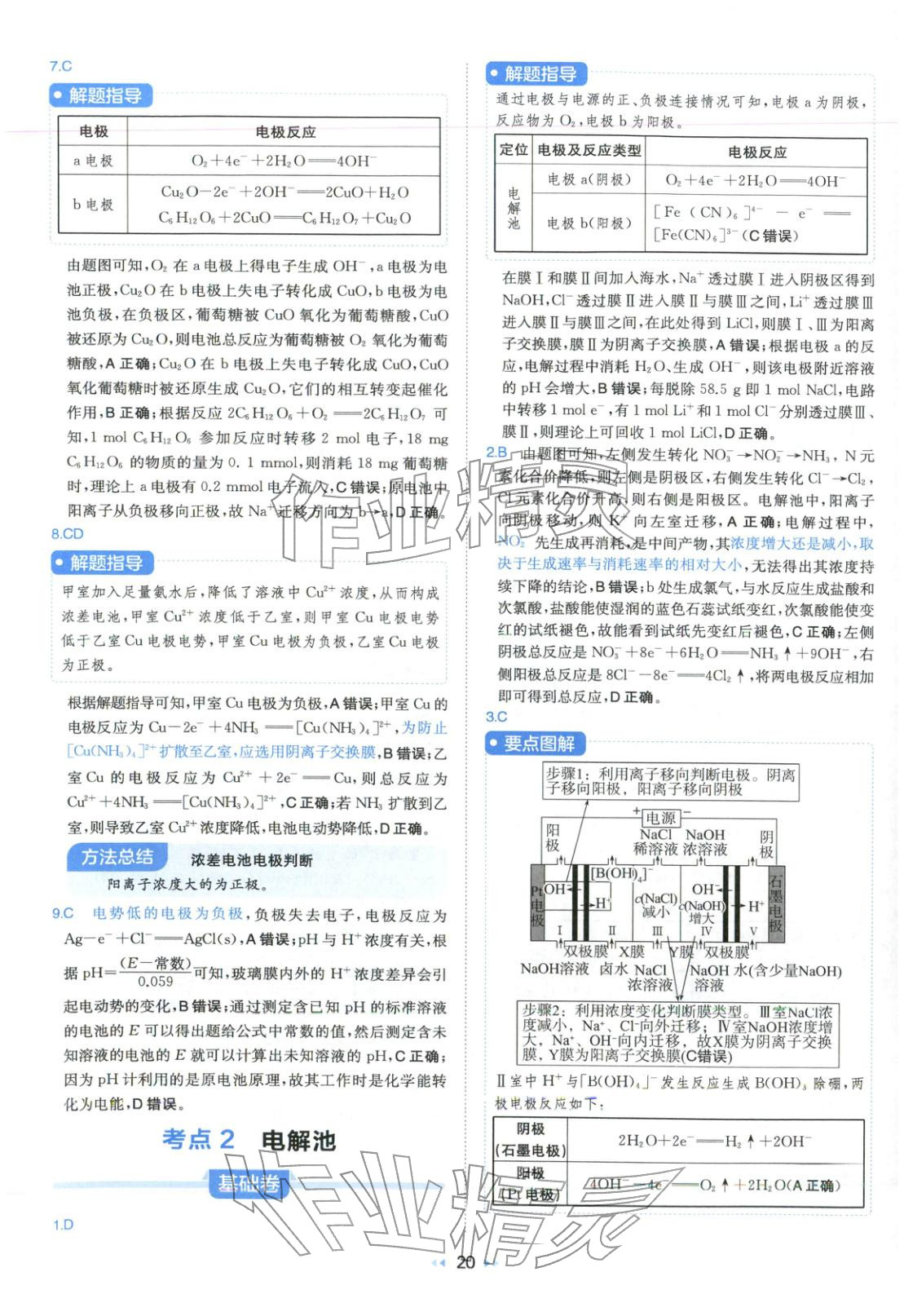 2026年一本真题分类高考化学&nbsp;第20页