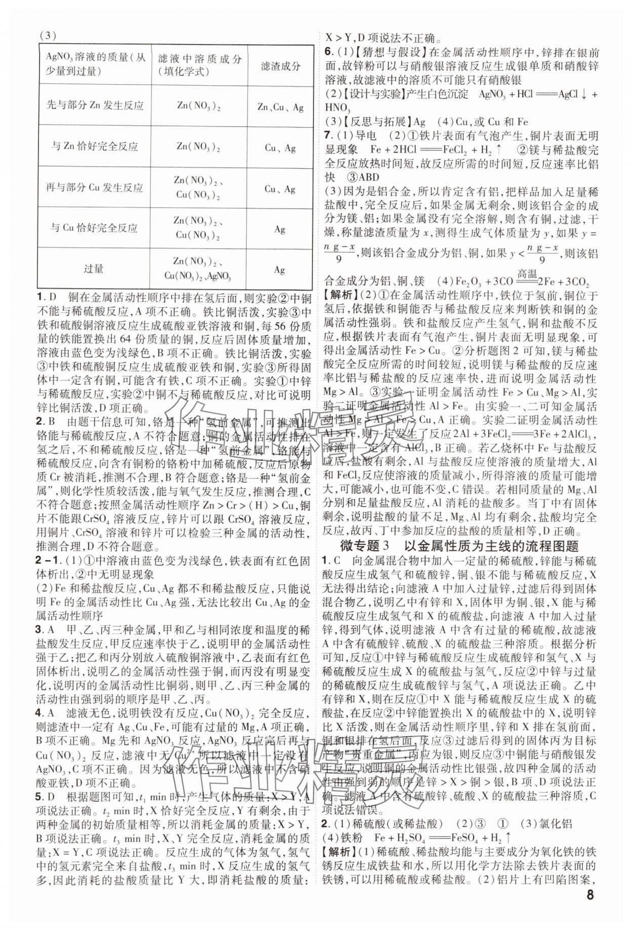 2025年中考一遍過化學(xué)貴州專版&nbsp;第8頁
