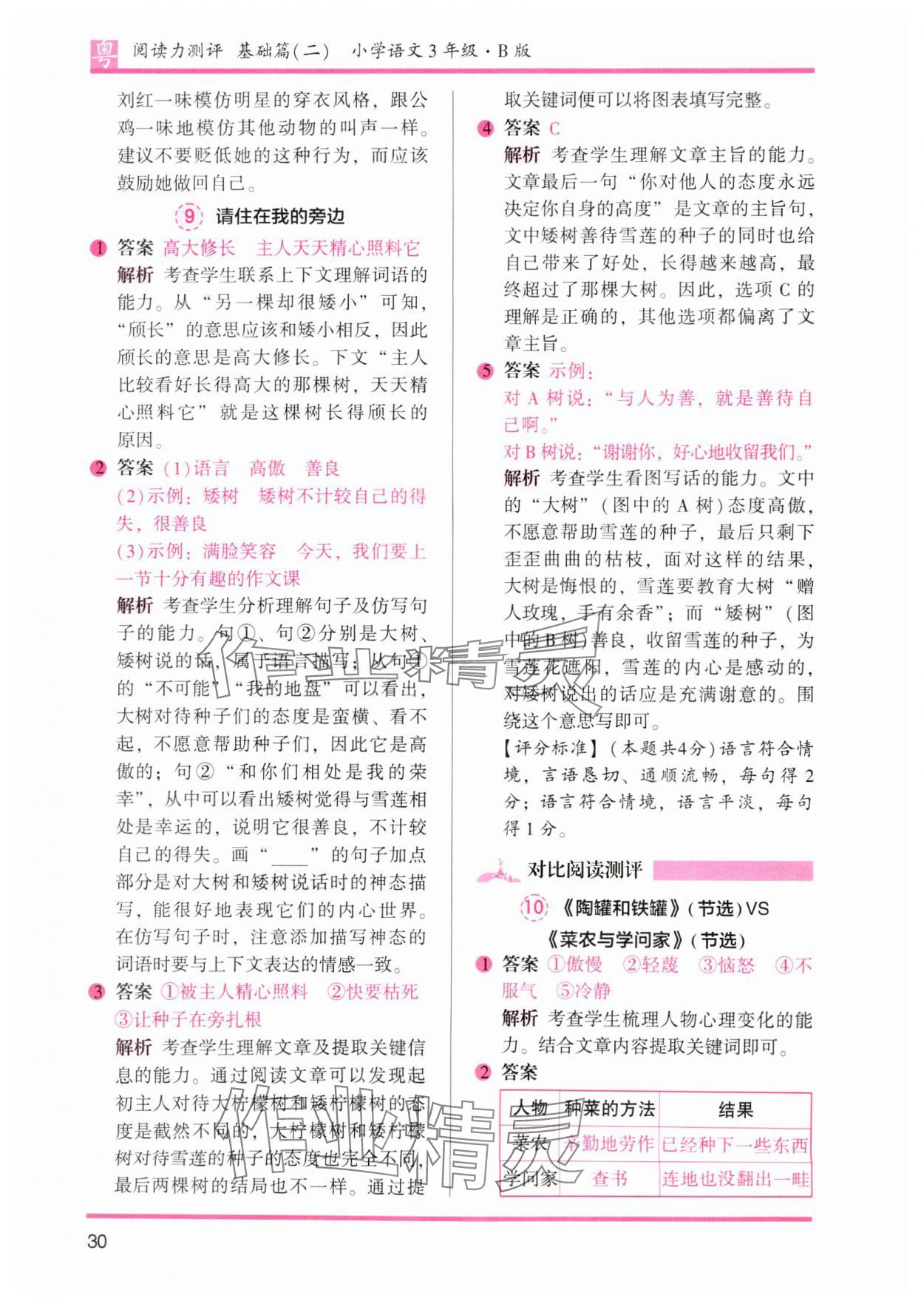 2025年木頭馬閱讀力測評三年級語文下冊人教版B版廣東專版 第12頁