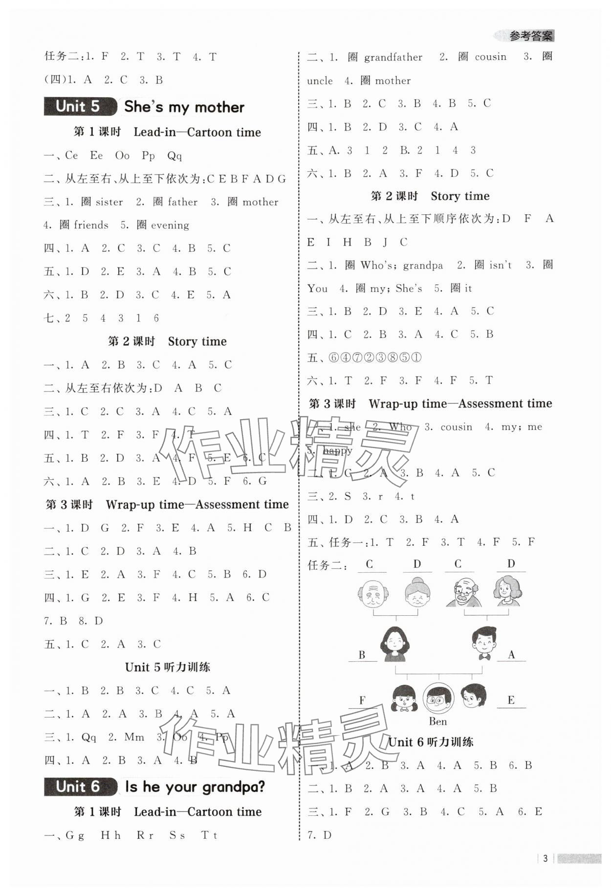 2025年经纶学典课时作业三年级英语上册译林版 第3页
