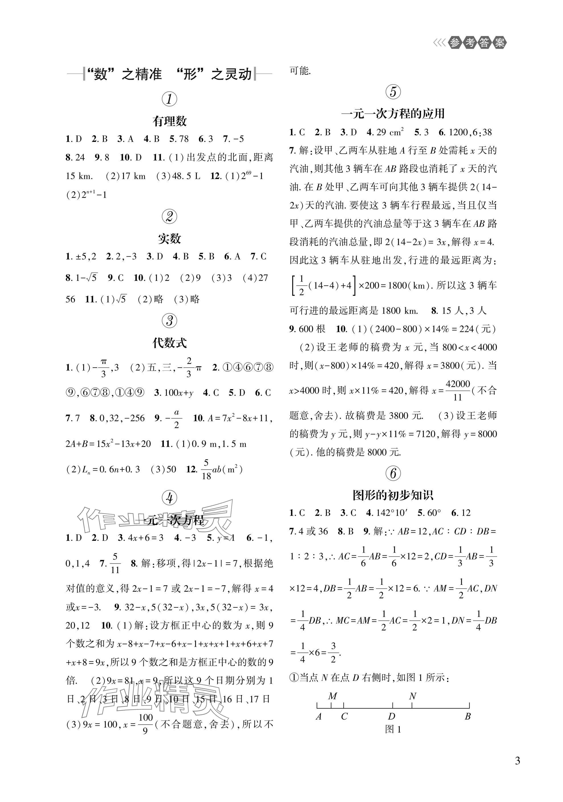 2025年寒假學習樂園七年級浙江科學技術出版社 參考答案第3頁