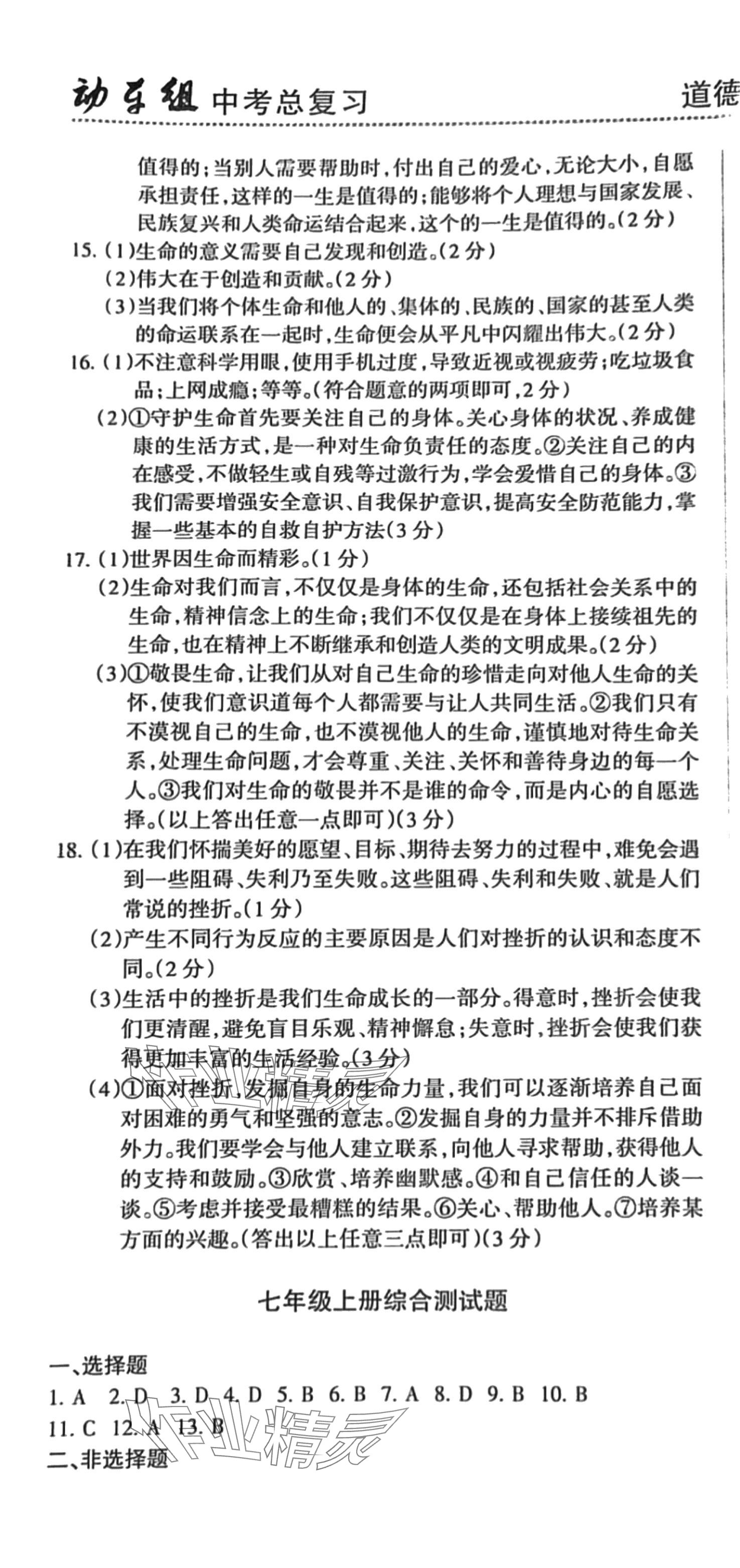 2024年動(dòng)車組中考總復(fù)習(xí)道德與法治 第4頁(yè)