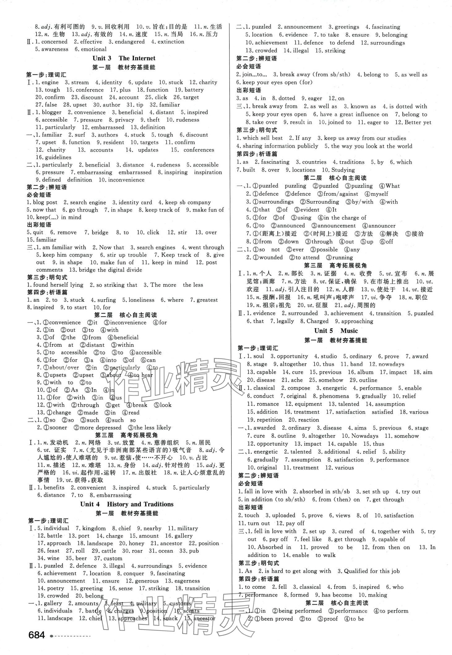 2024年精彩三年高考尖峰高中英語&nbsp;第6頁