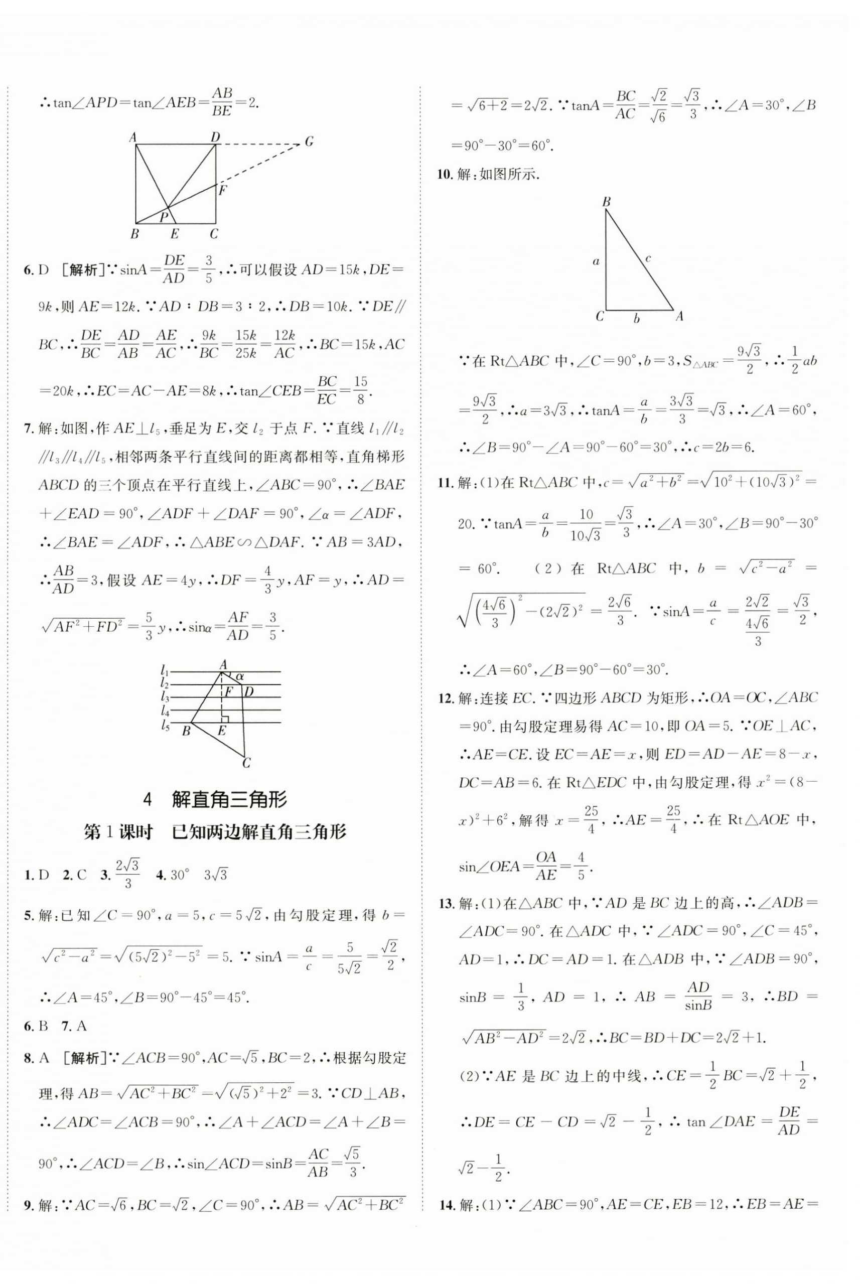 2024年同行學(xué)案九年級數(shù)學(xué)上冊魯教版五四制 第12頁