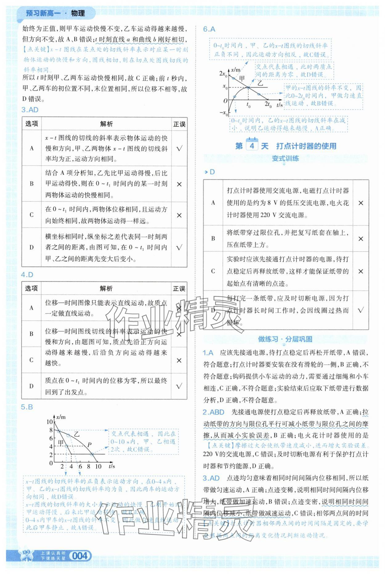 2025年天星教育28天预习新高一物理 第4页