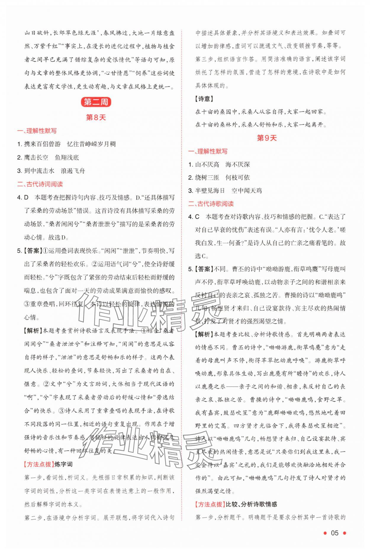 2025年一本預備新高一語文 第5頁