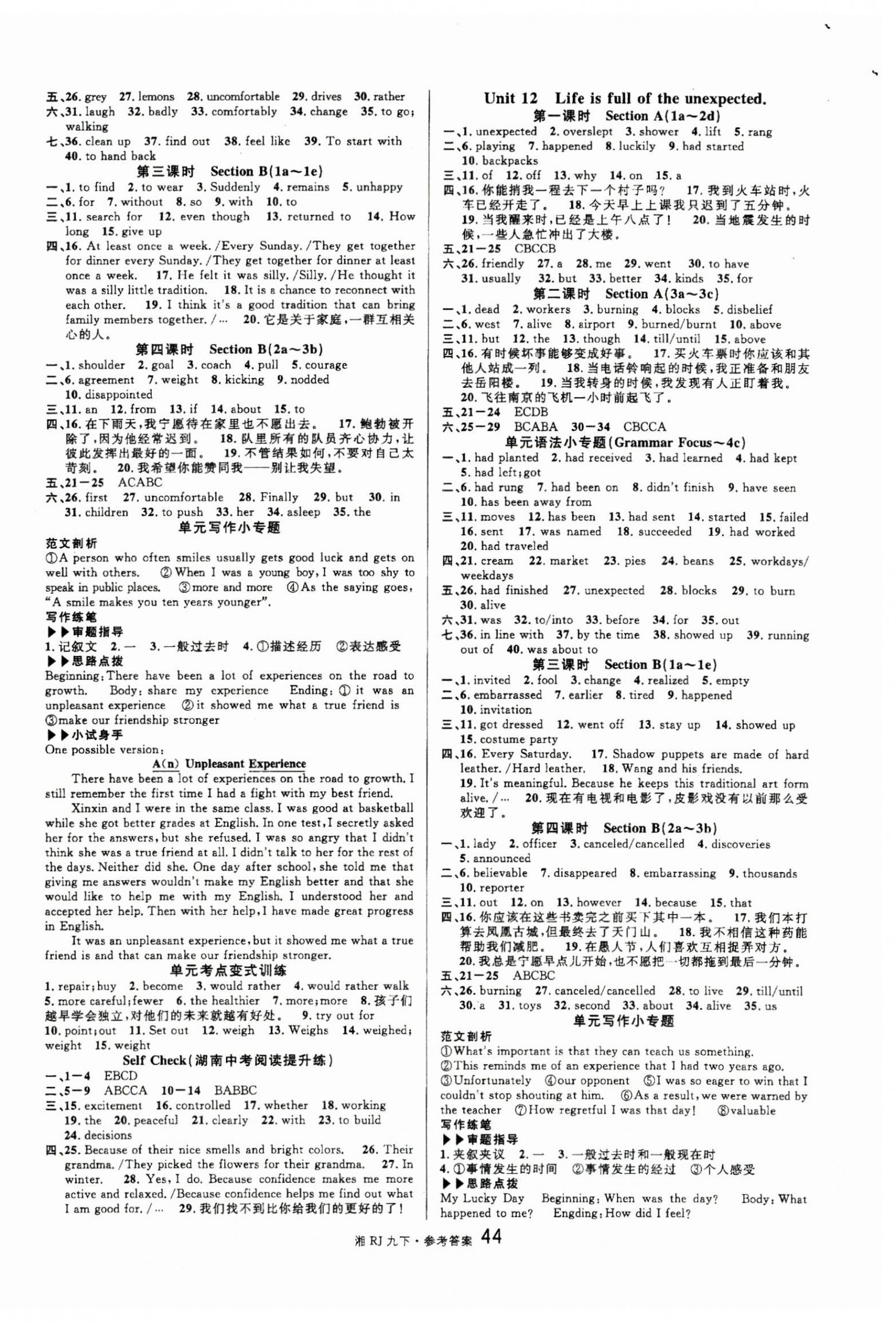 2025年名校課堂九年級(jí)英語下冊(cè)人教版湖南專版 第2頁