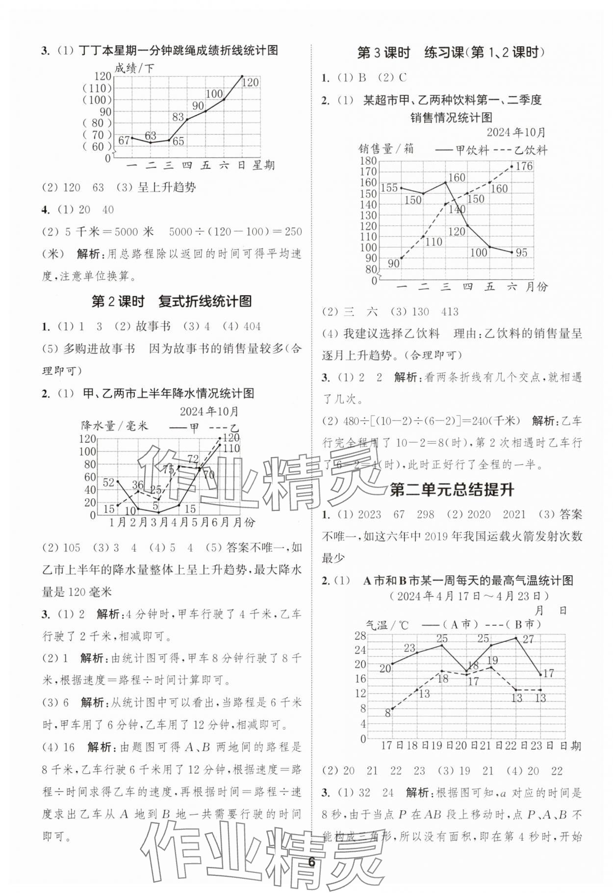 2025年通成学典课时作业本五年级数学下册苏教版宁德专版 第6页