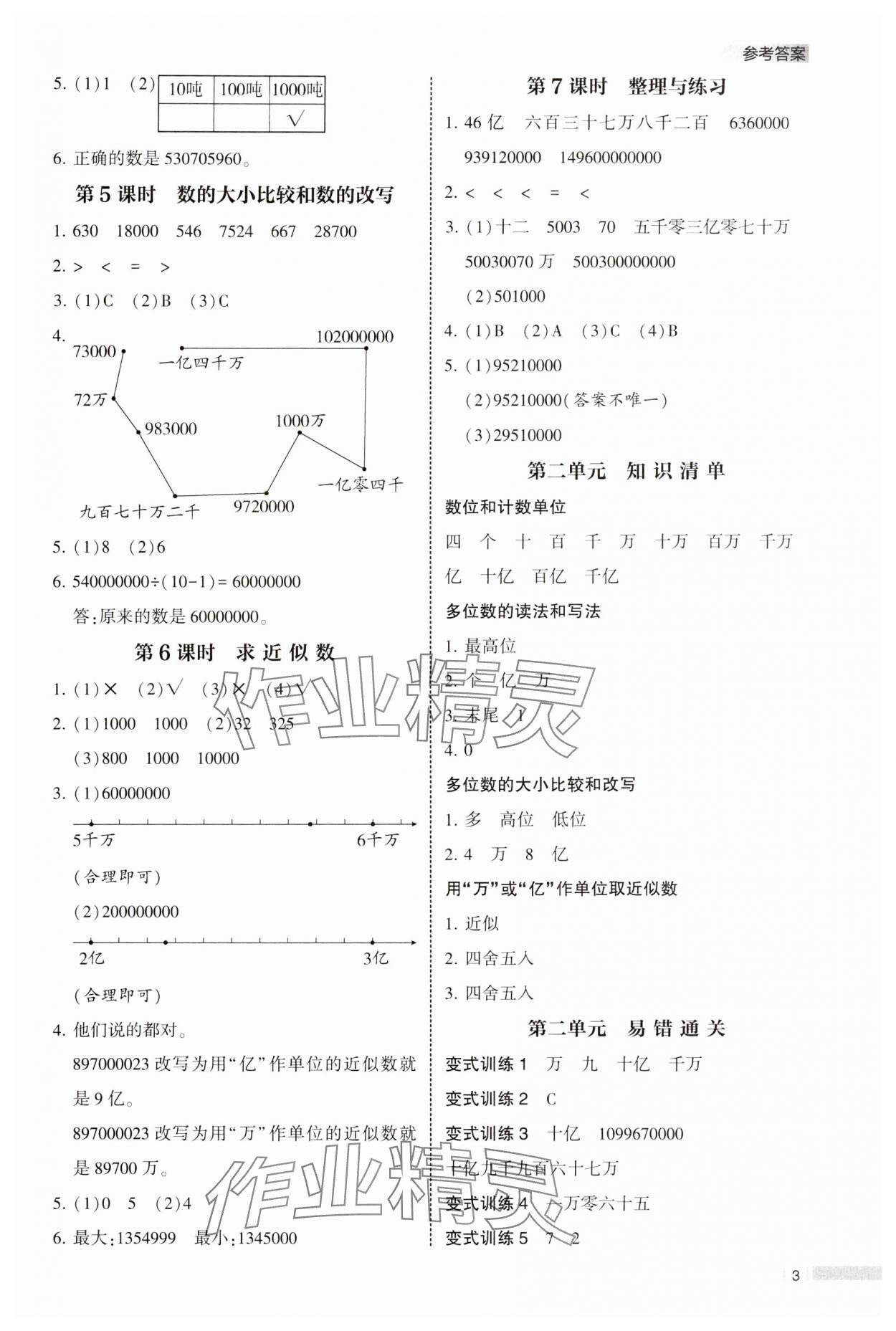 2025年经纶学典课时作业四年级数学下册苏教版 第3页
