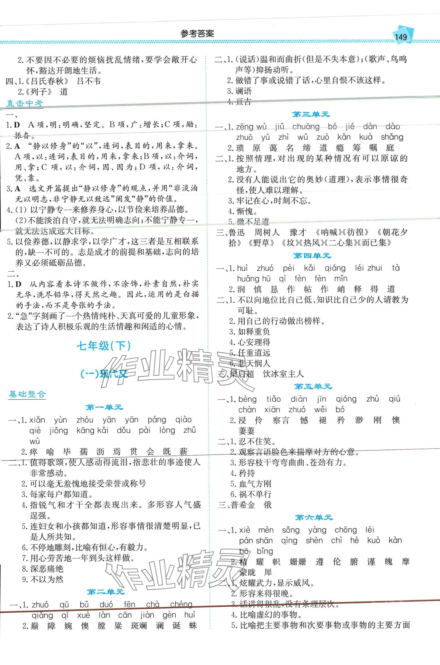 2024年湘教考苑中考總復(fù)習(xí)語(yǔ)文永州專版 第3頁(yè)