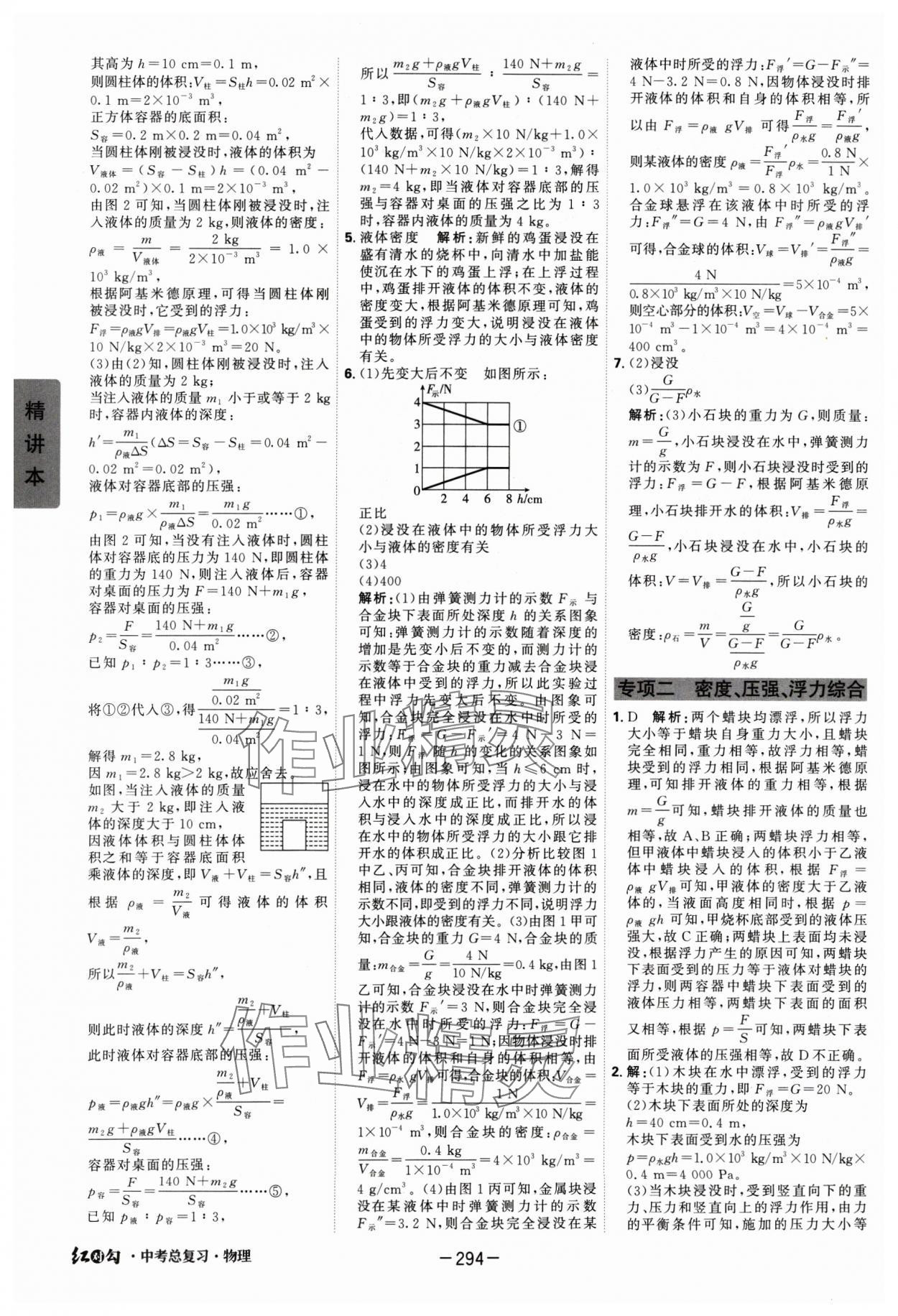 2025年紅對(duì)勾中考總復(fù)習(xí)物理 第16頁(yè)