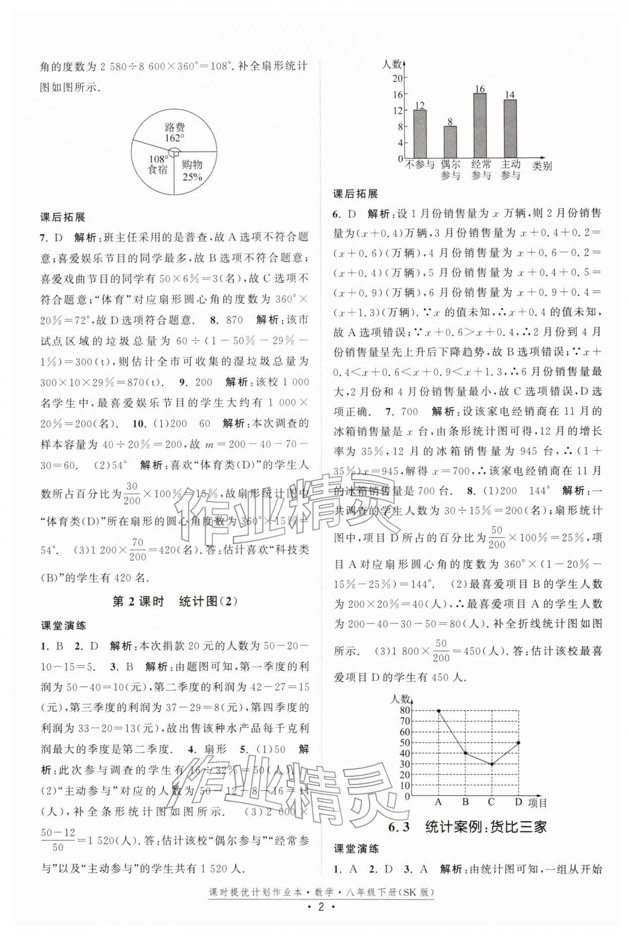 2026年课时提优计划作业本八年级数学下册苏科版&nbsp;第2页