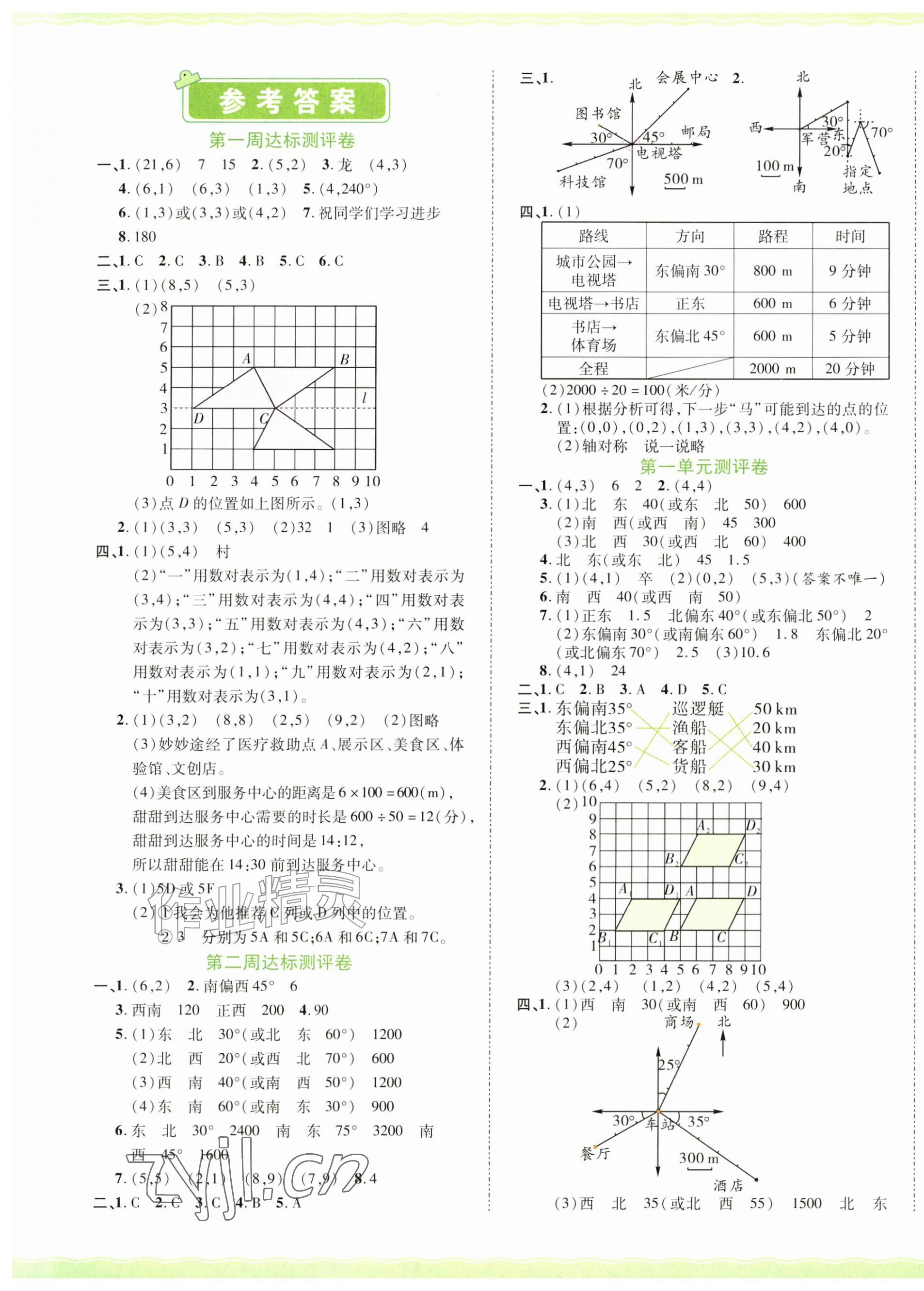 2026年优加全能大考卷六年级数学上册人教版&nbsp;第1页