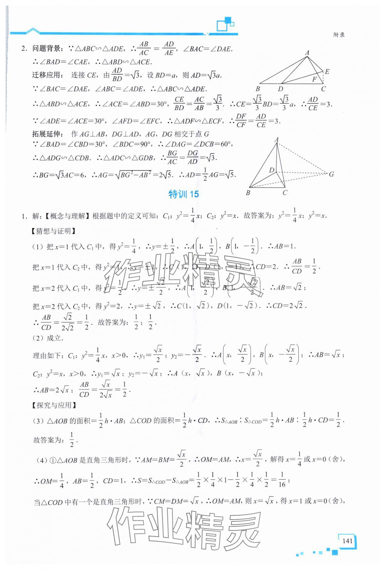 2025年優(yōu)藍(lán)數(shù)學(xué)深圳中考18題數(shù)學(xué) 參考答案第19頁(yè)