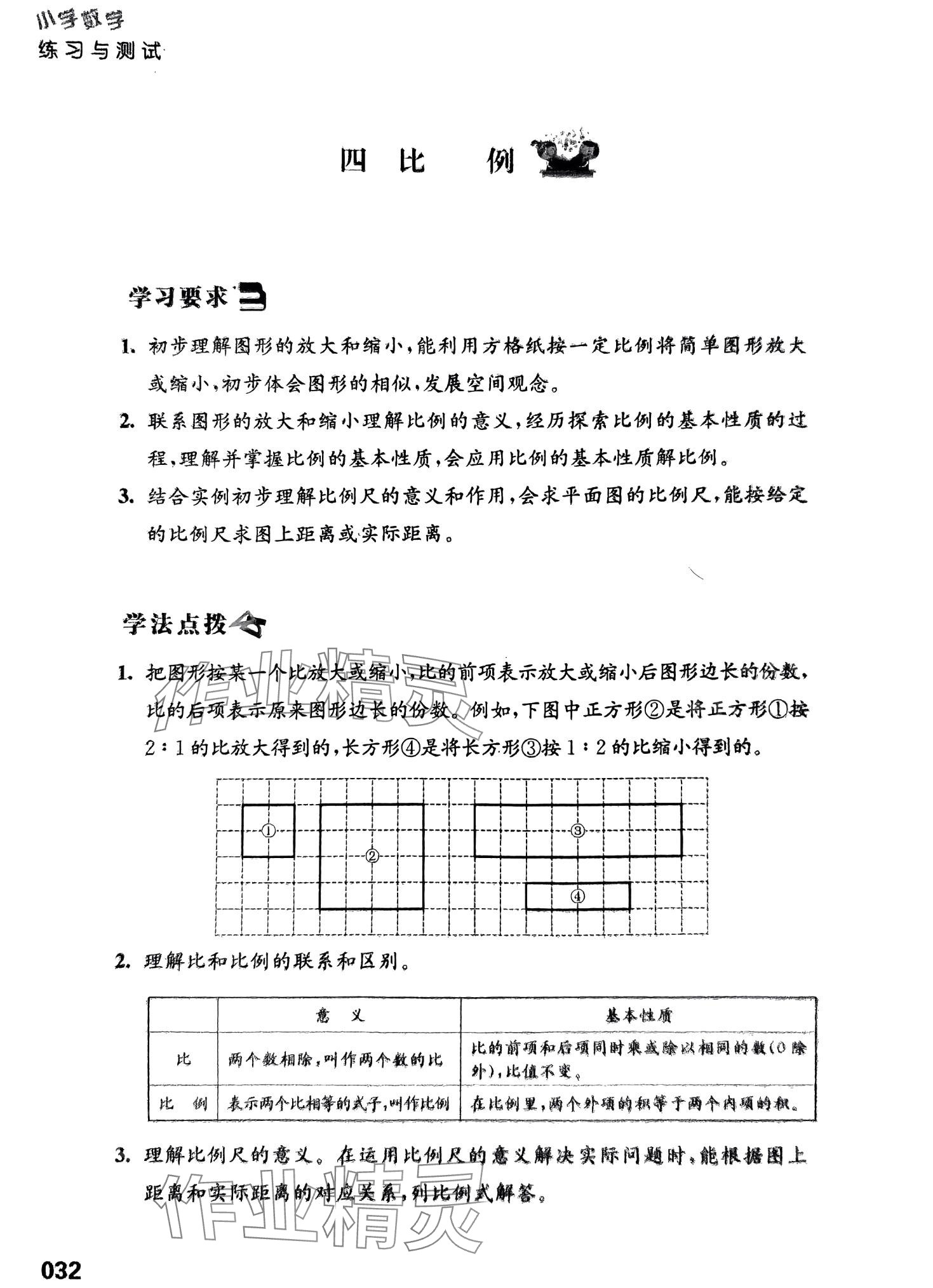 2024年練習(xí)與測試活頁卷六年級數(shù)學(xué)下冊蘇教版 第44頁