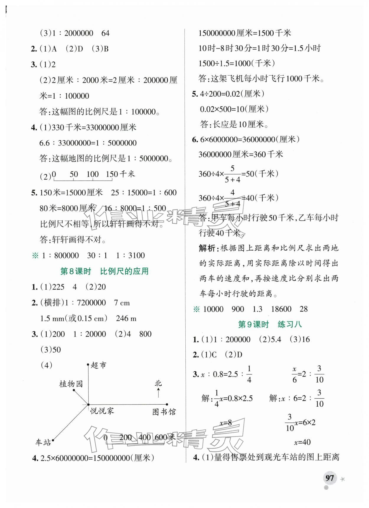 2026年小学学霸作业本六年级数学下册苏教版&nbsp;第13页