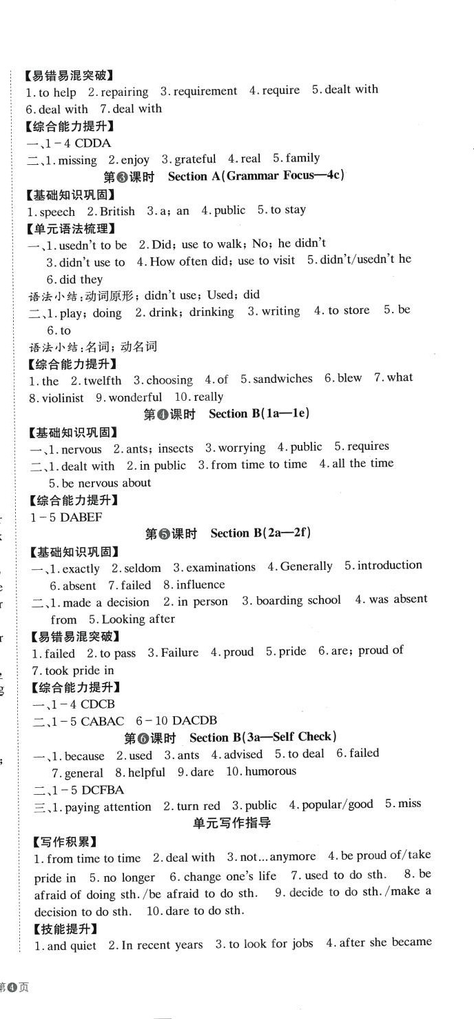 2024年全效學(xué)習(xí)學(xué)業(yè)評價方案九年級英語全一冊人教版 第6頁