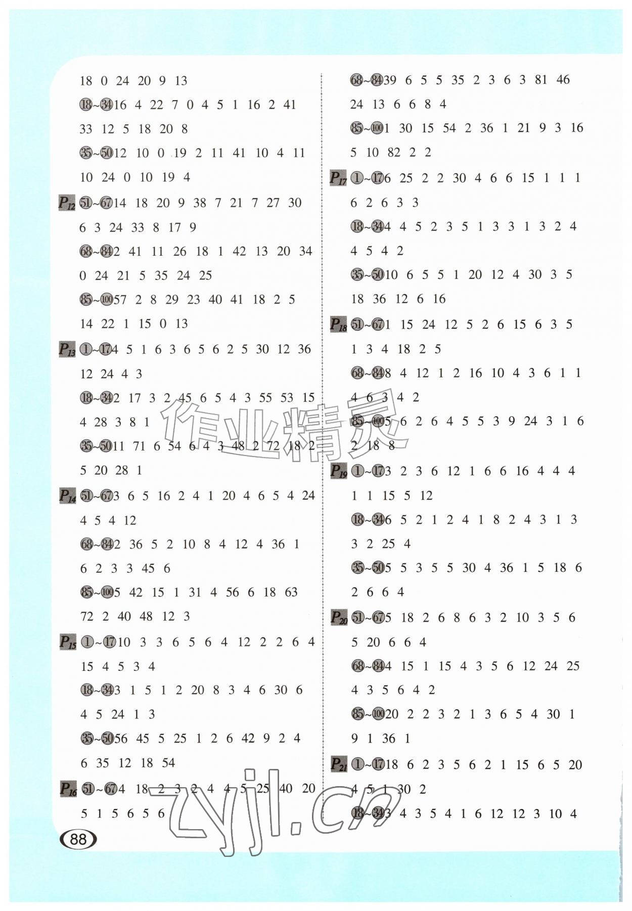 2026年全横式每天100道口算题卡二年级上册人教版&nbsp;第2页
