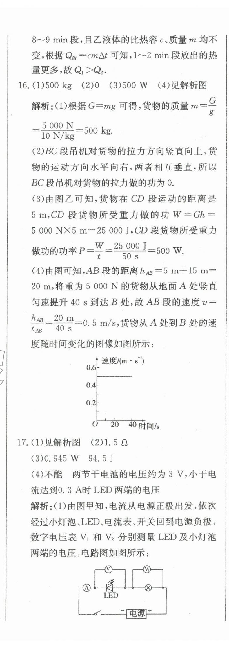 2024年北教傳媒實(shí)戰(zhàn)中考物理 參考答案第18頁(yè)