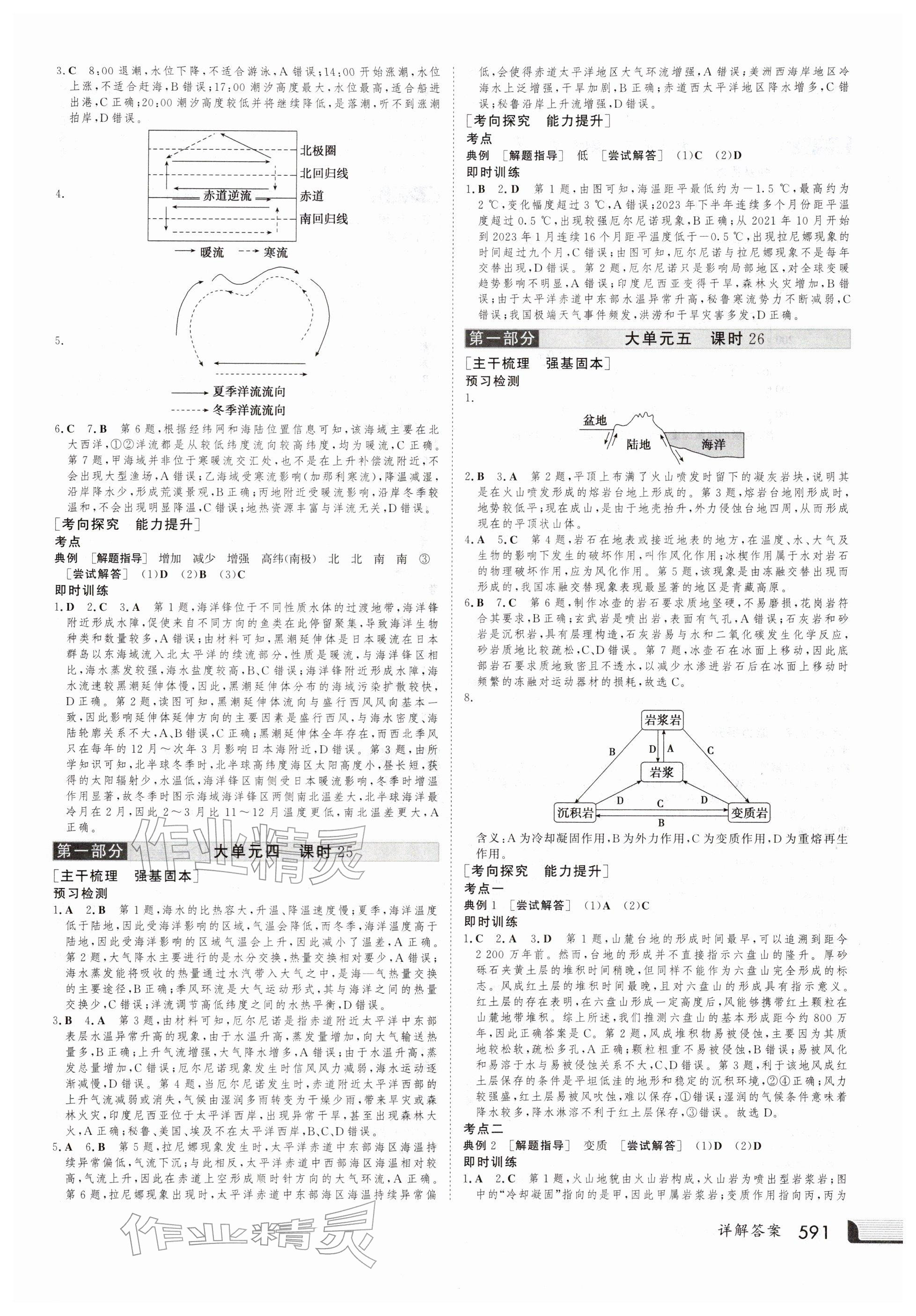2025年金版新学案高三总复习地理 参考答案第11页