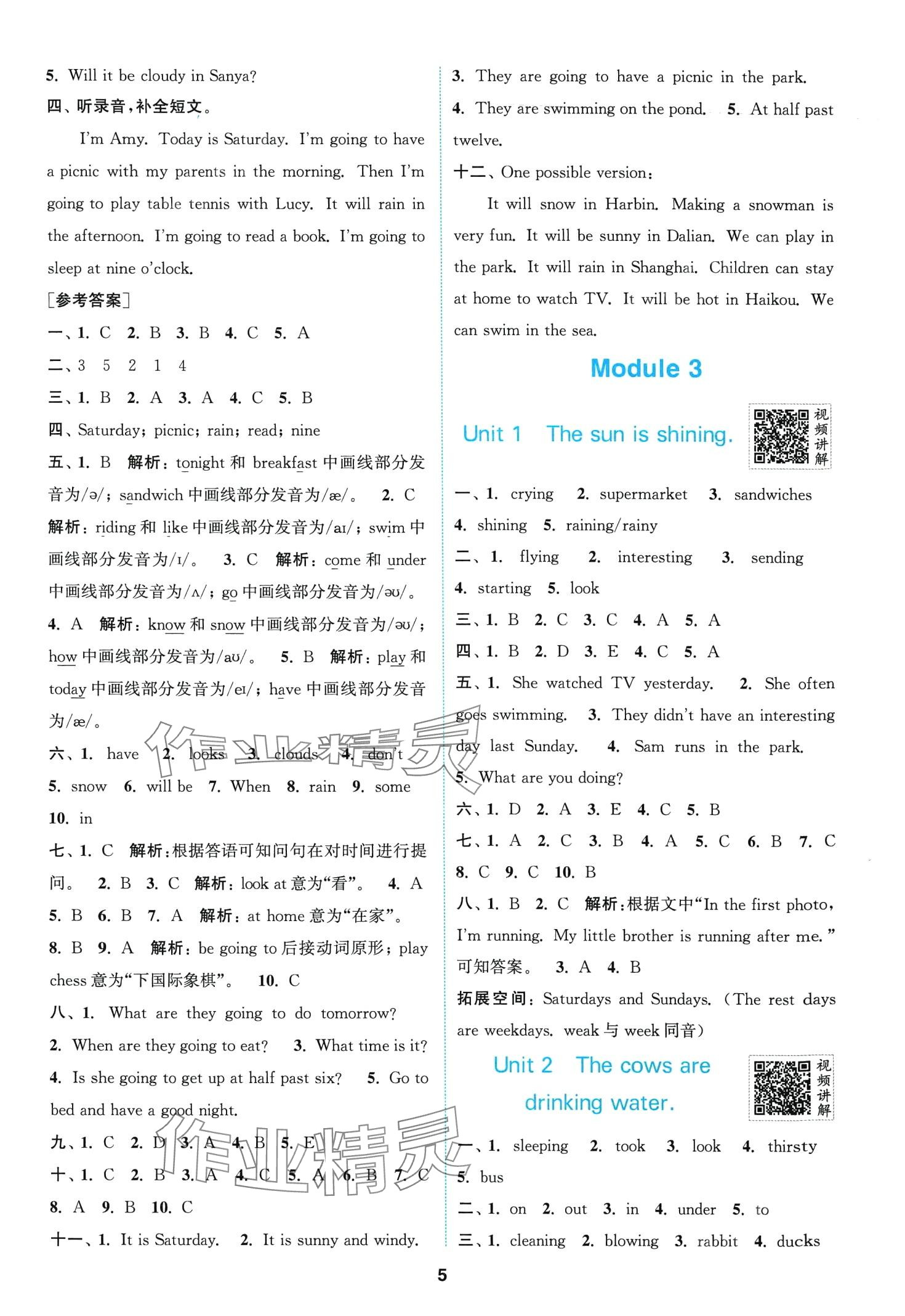 2024年拔尖特训六年级英语下册外研版 第5页