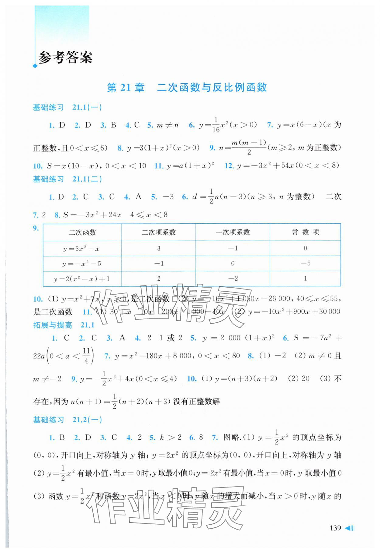 2023年同步練習(xí)上?？茖W(xué)技術(shù)出版社九年級(jí)數(shù)學(xué)上冊(cè)滬科版 第1頁