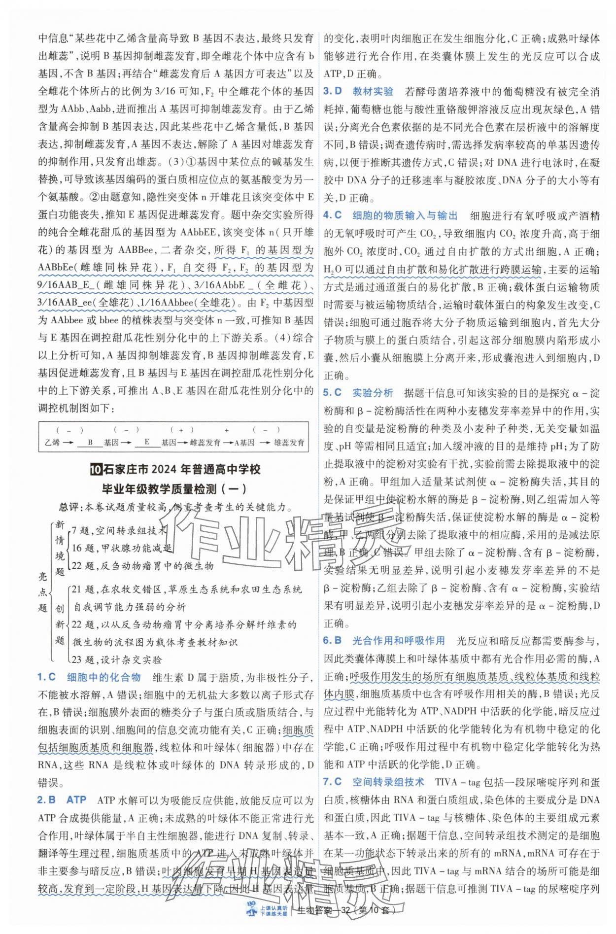 2025年高考沖刺優(yōu)秀模擬試卷匯編45套生物 第32頁