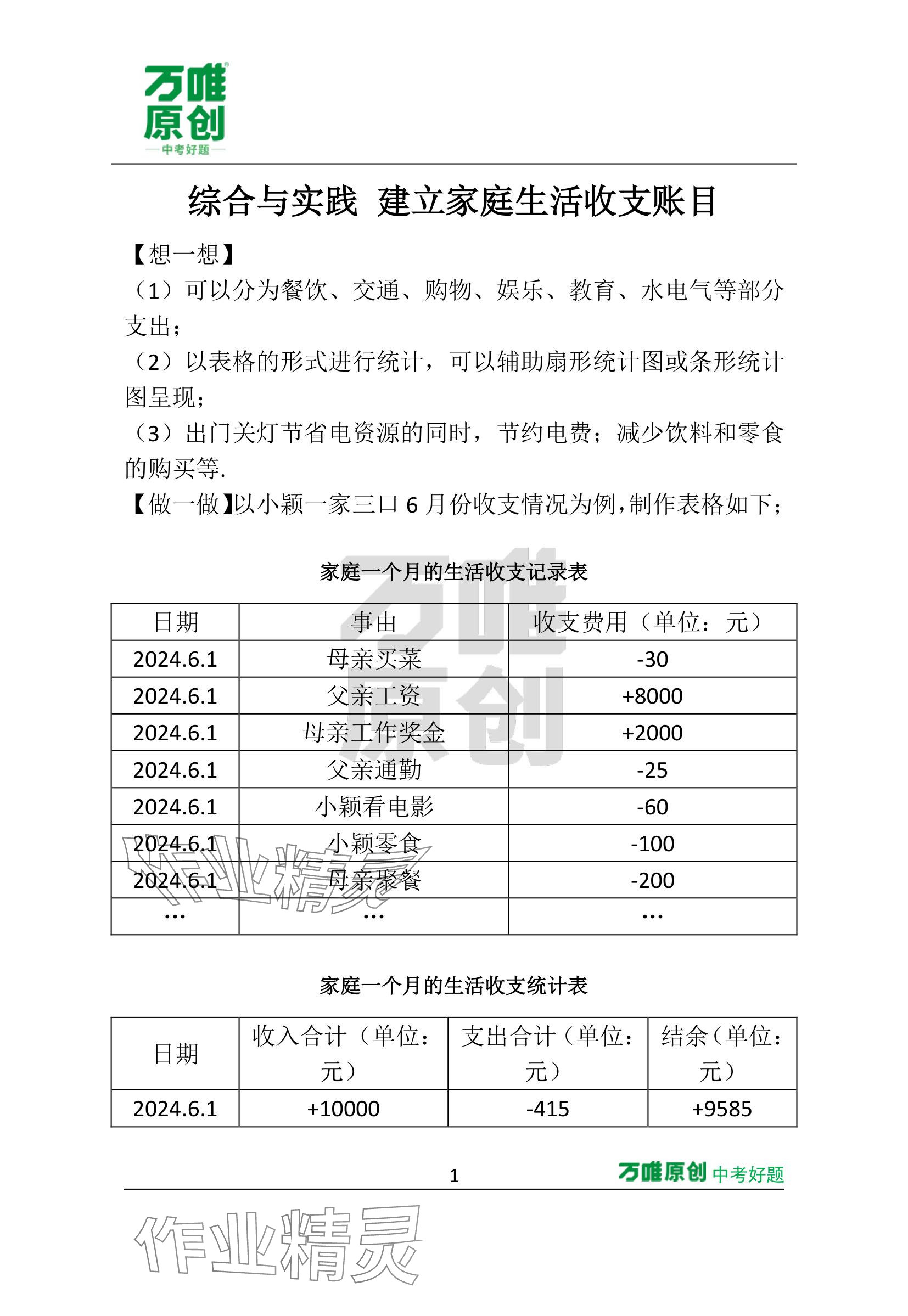 2024年萬唯中考情境題七年級(jí)數(shù)學(xué)上冊(cè)蘇科版 參考答案第21頁