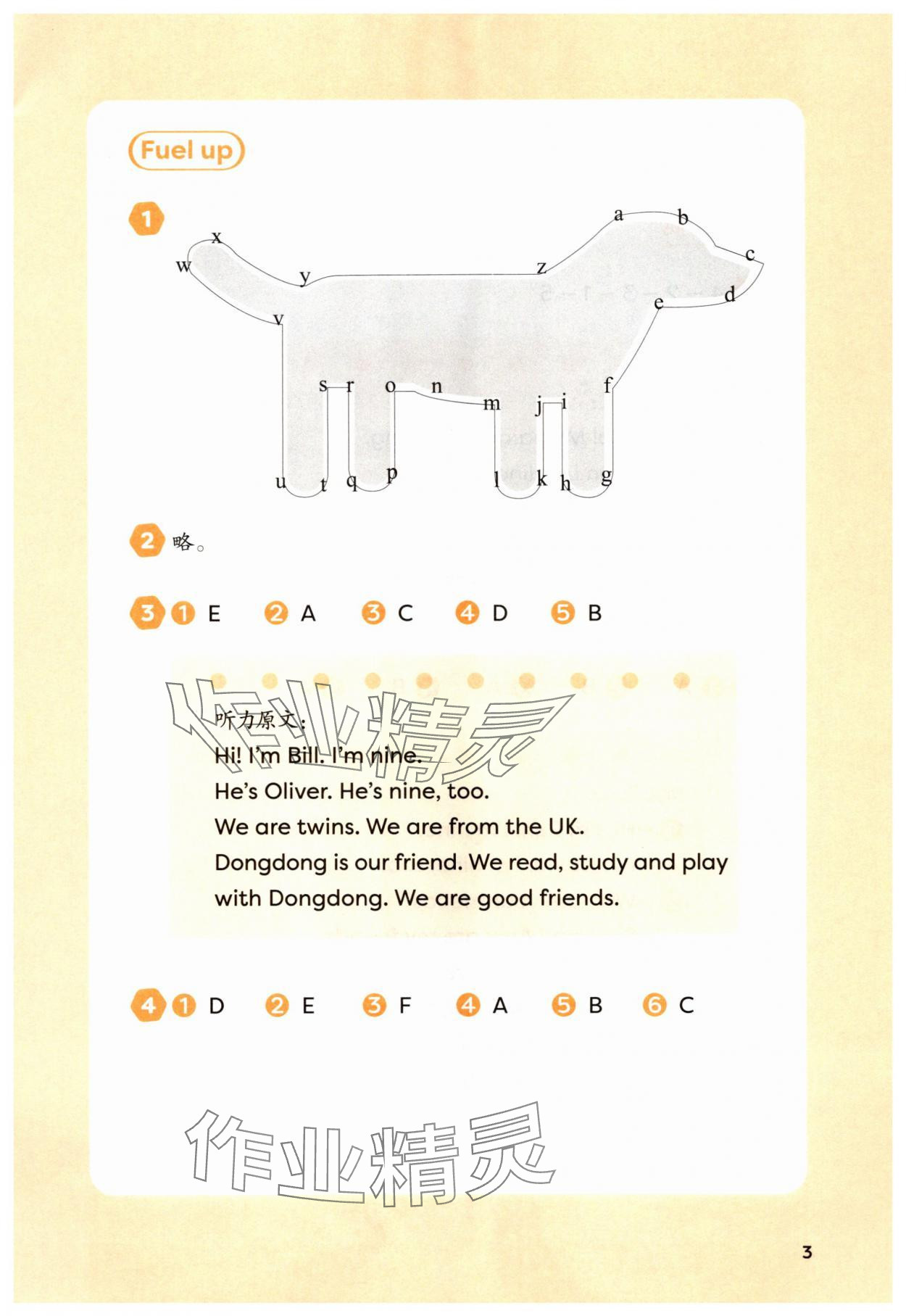 2025年课堂活动与课后评价三年级英语上册外研版 第3页