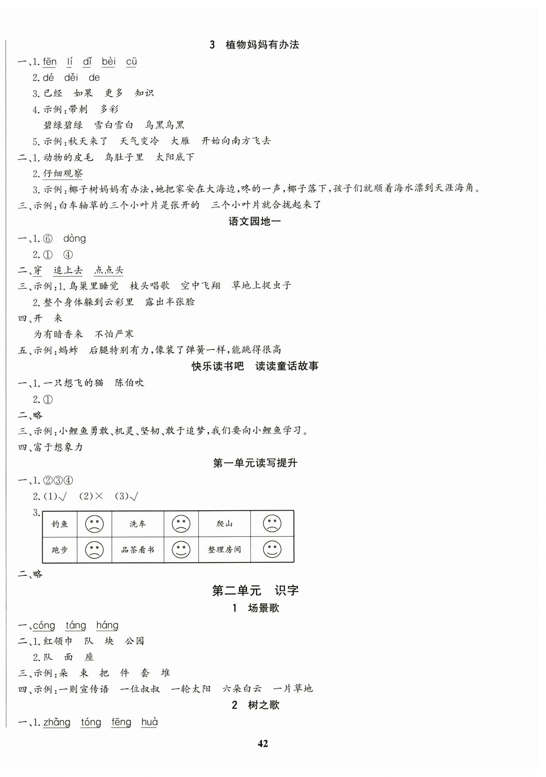 2025年学习辅导练习组合二年级语文上册人教版 第2页