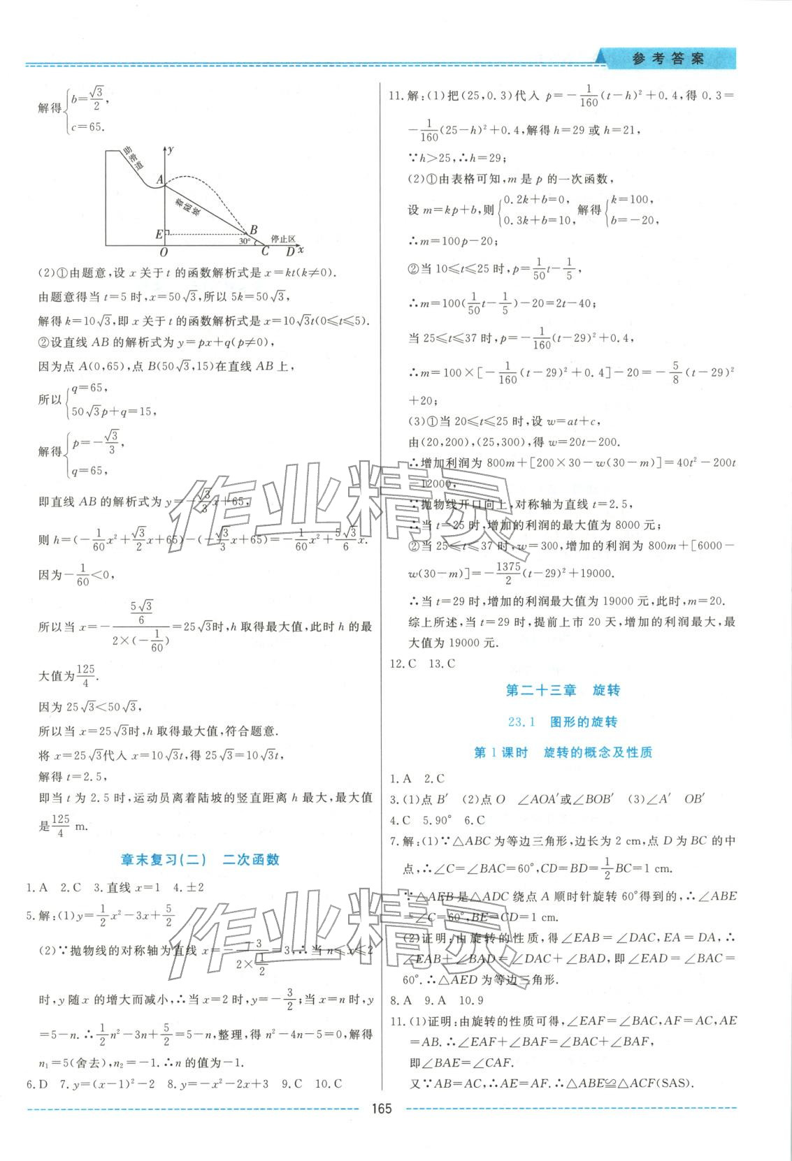 2025年绩优课堂高效提升满分备考九年级数学全一册人教版 第9页