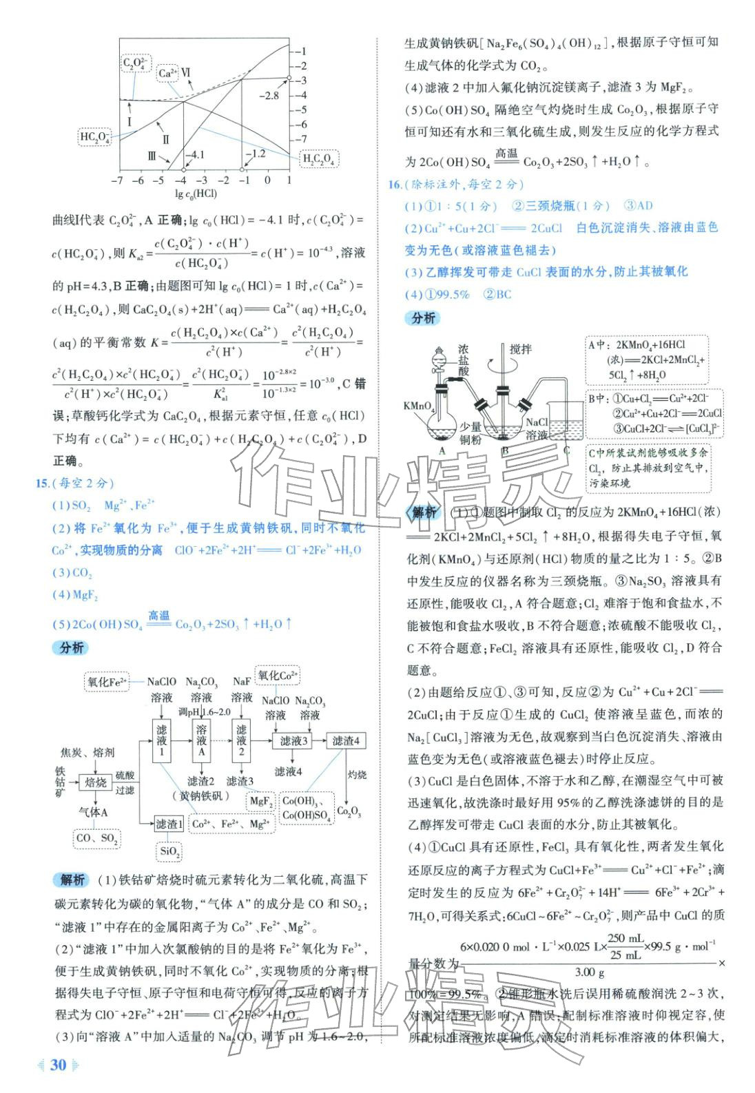 2026年53金卷优选卷汇编高中化学陕晋青宁专版&nbsp;第30页