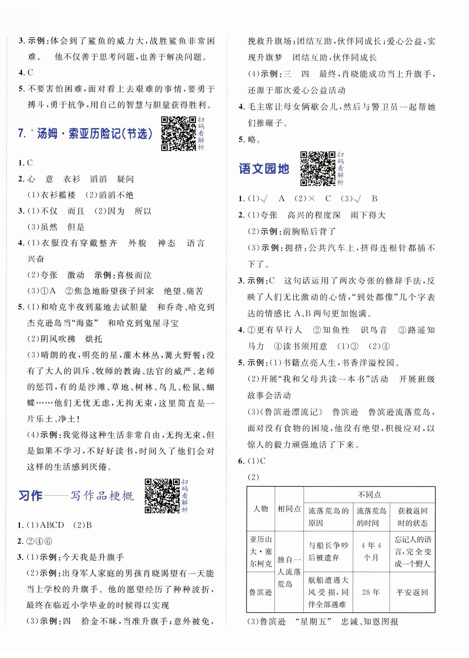 2025年陽光計(jì)劃六年級語文下冊人教版 第4頁