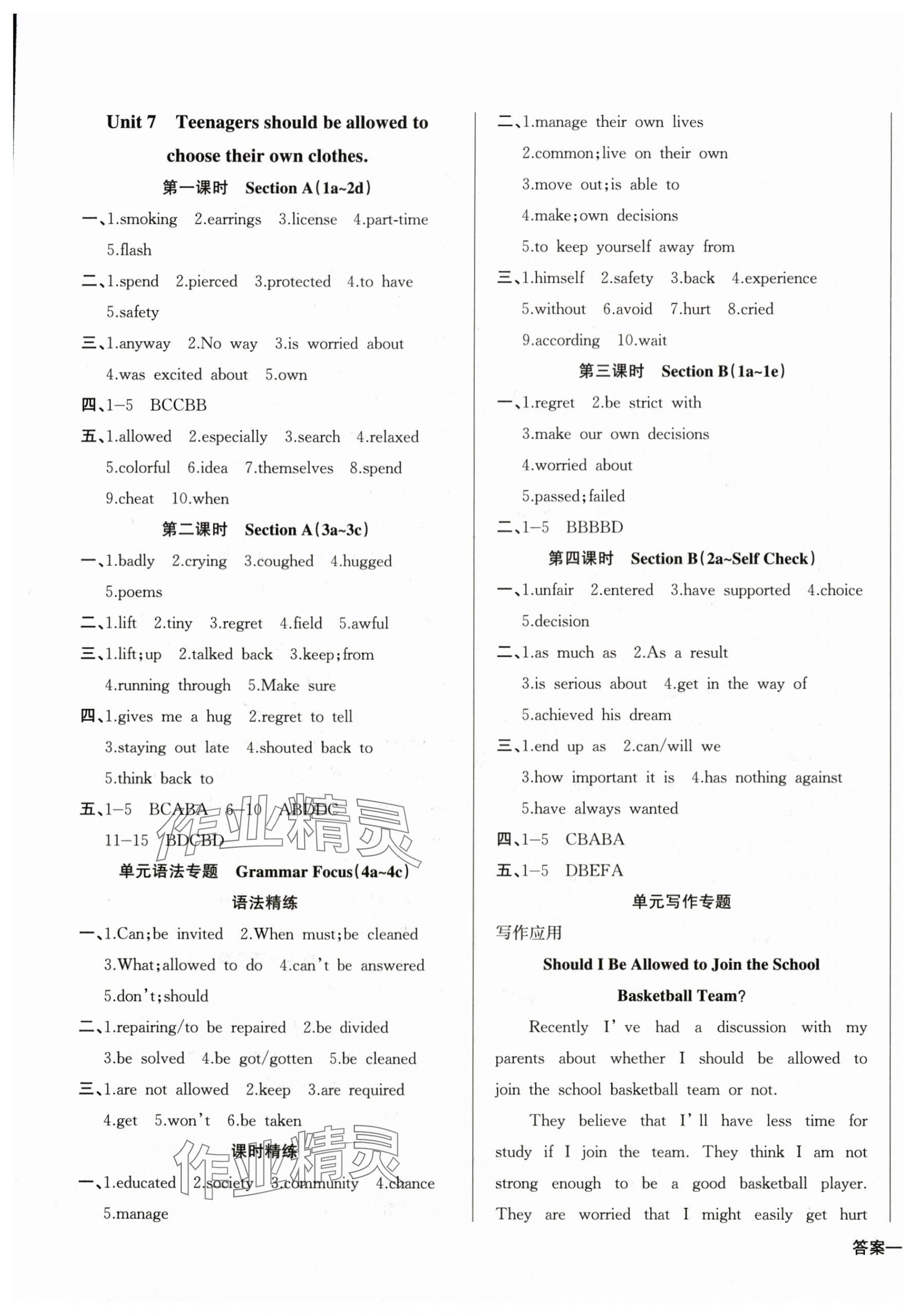 2025年思維新觀察九年級(jí)英語全一冊(cè)人教版 第9頁