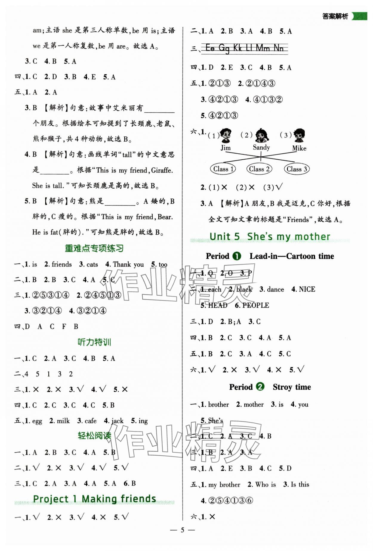 2025年细解巧练三年级英语上册译林版 第5页