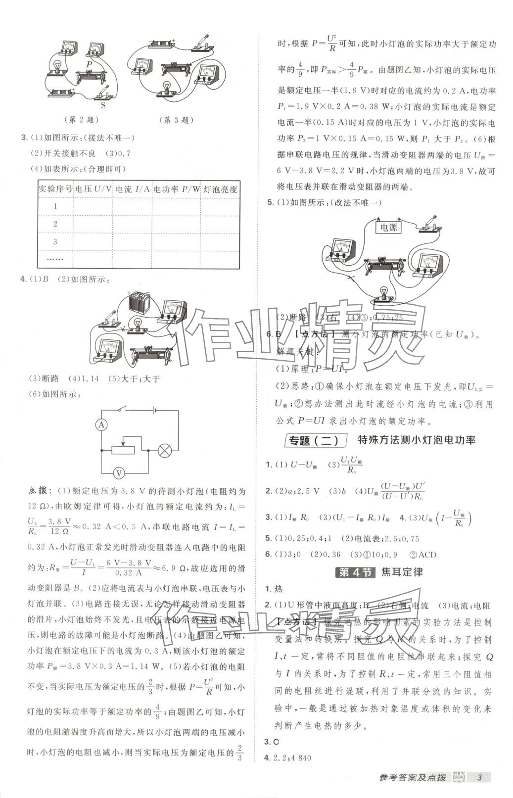 2025年点拨训练九年级物理下册人教版河北专版 第3页