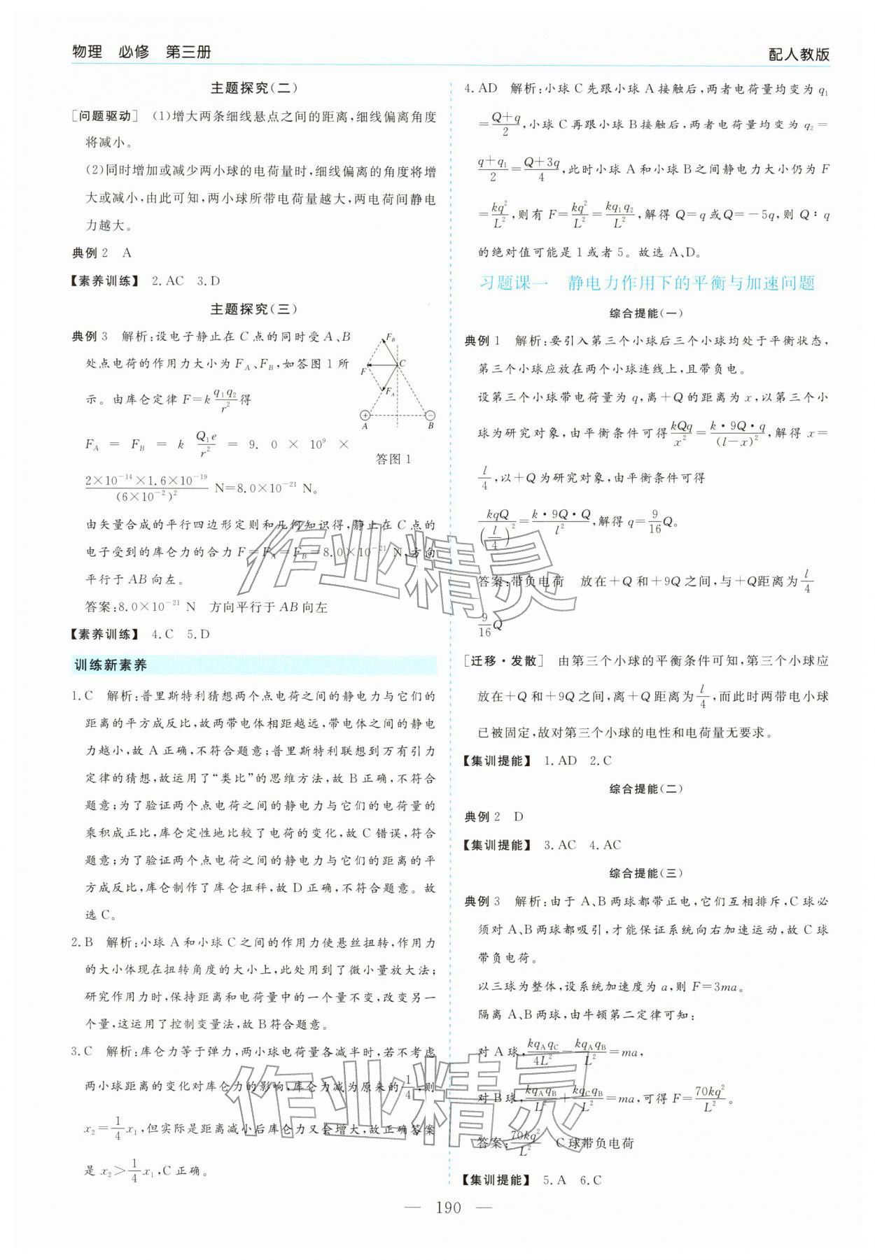 2025年新课程学习指导高中物理必修第三册人教版 第2页