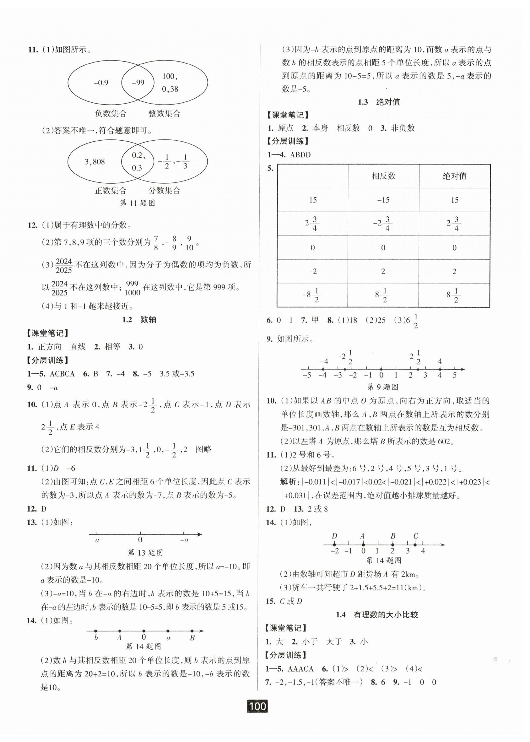 2024年勵(lì)耘書業(yè)勵(lì)耘新同步七年級(jí)數(shù)學(xué)上冊(cè)浙教版 第2頁(yè)