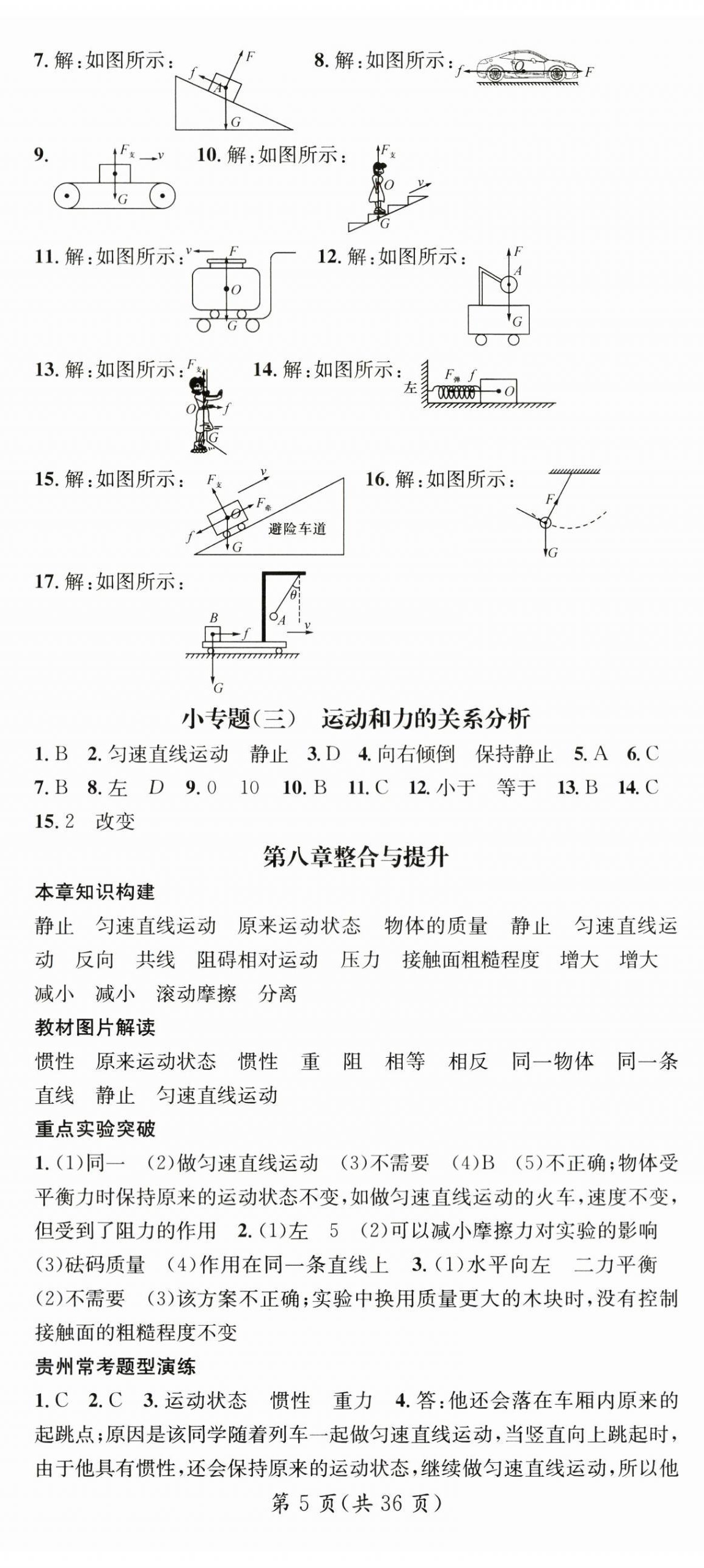 2024年名师测控八年级物理下册人教版贵州专版 第5页