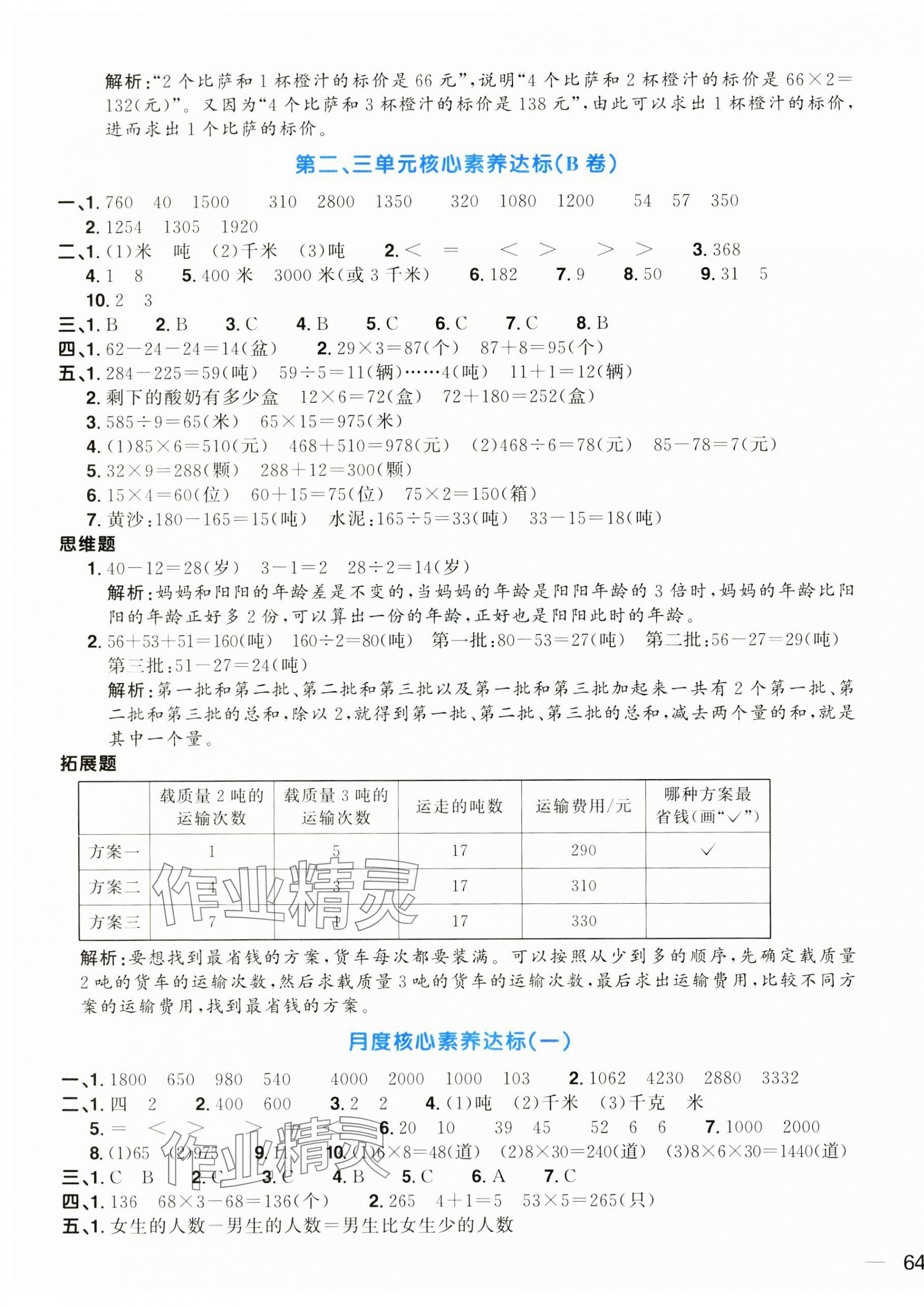2025年陽光同學(xué)一線名師全優(yōu)好卷三年級(jí)數(shù)學(xué)下冊(cè)蘇教版 第3頁
