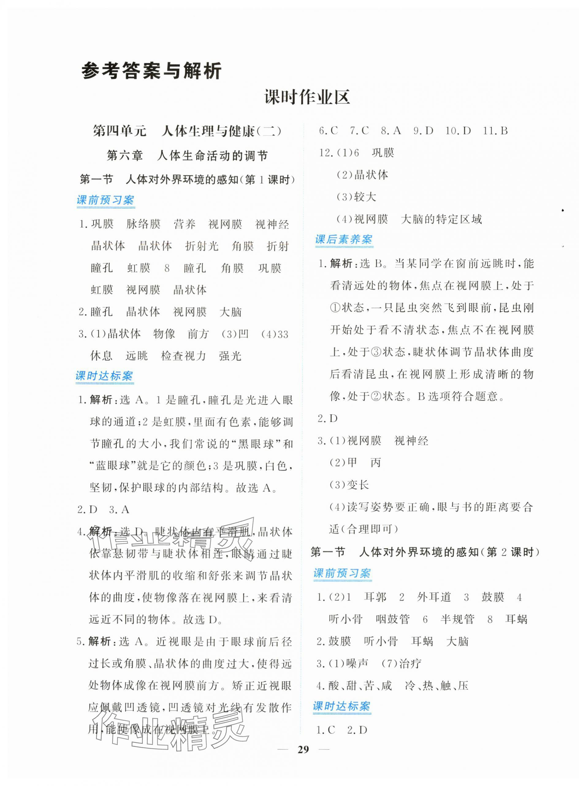 2025年新坐标同步练习八年级生物上册人教版青海专用 第1页