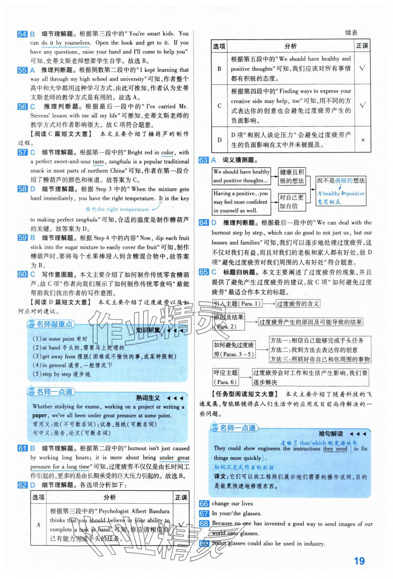 2024年金考卷45套汇编英语河北专版 第19页