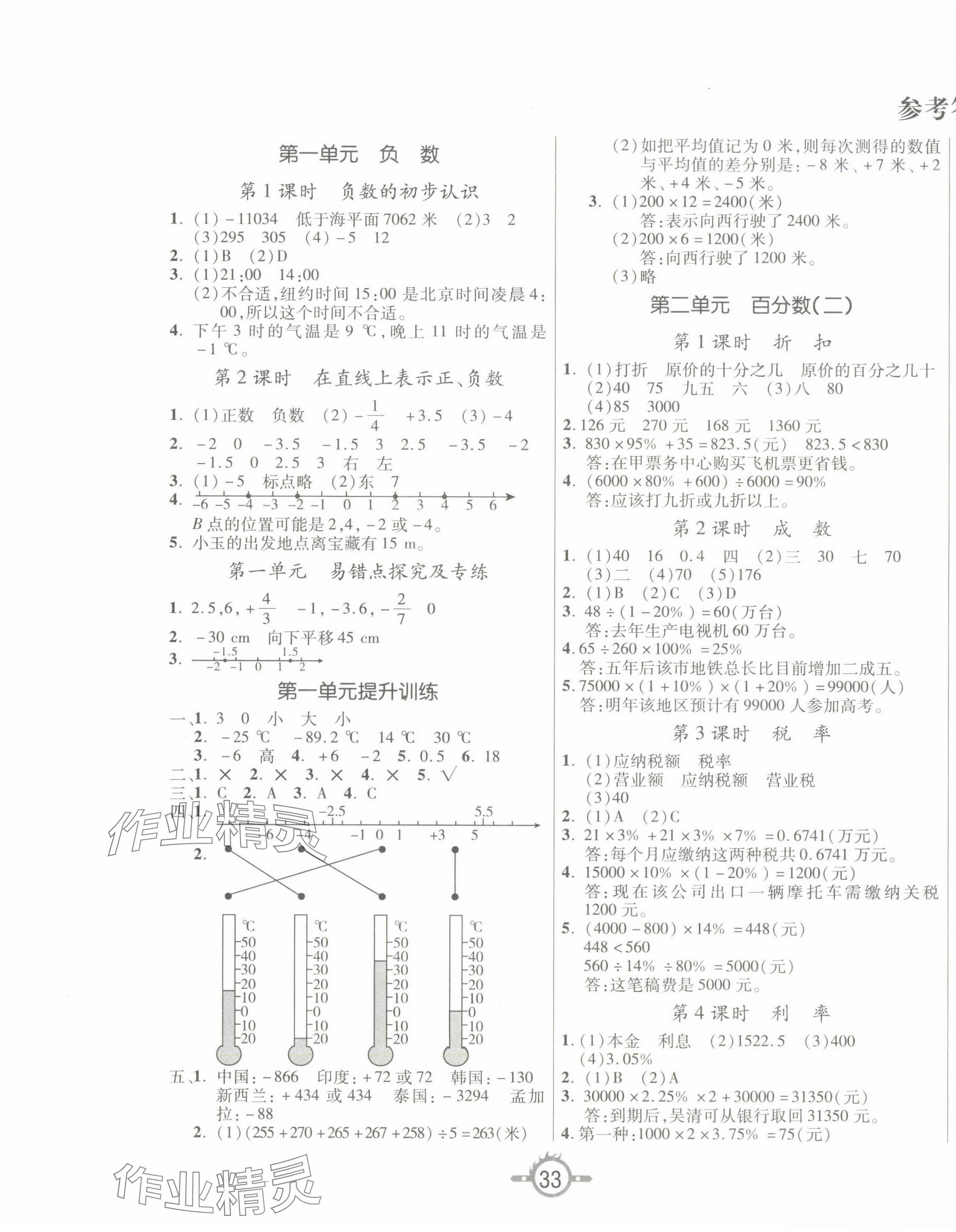 2025年創(chuàng)新課課練六年級(jí)數(shù)學(xué)下冊(cè)人教版 第1頁(yè)