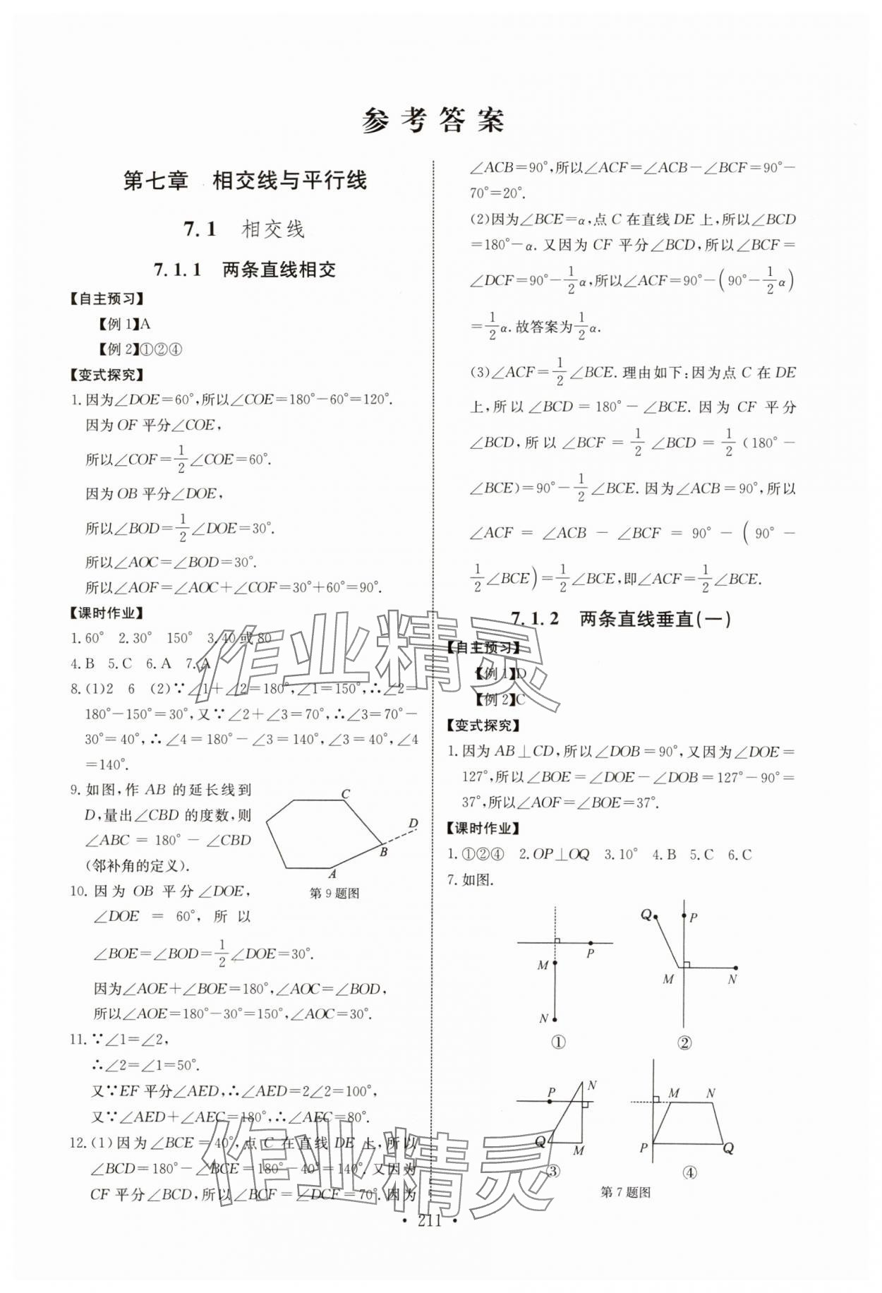 2025年長江全能學案同步練習冊七年級數學下冊人教版 第1頁