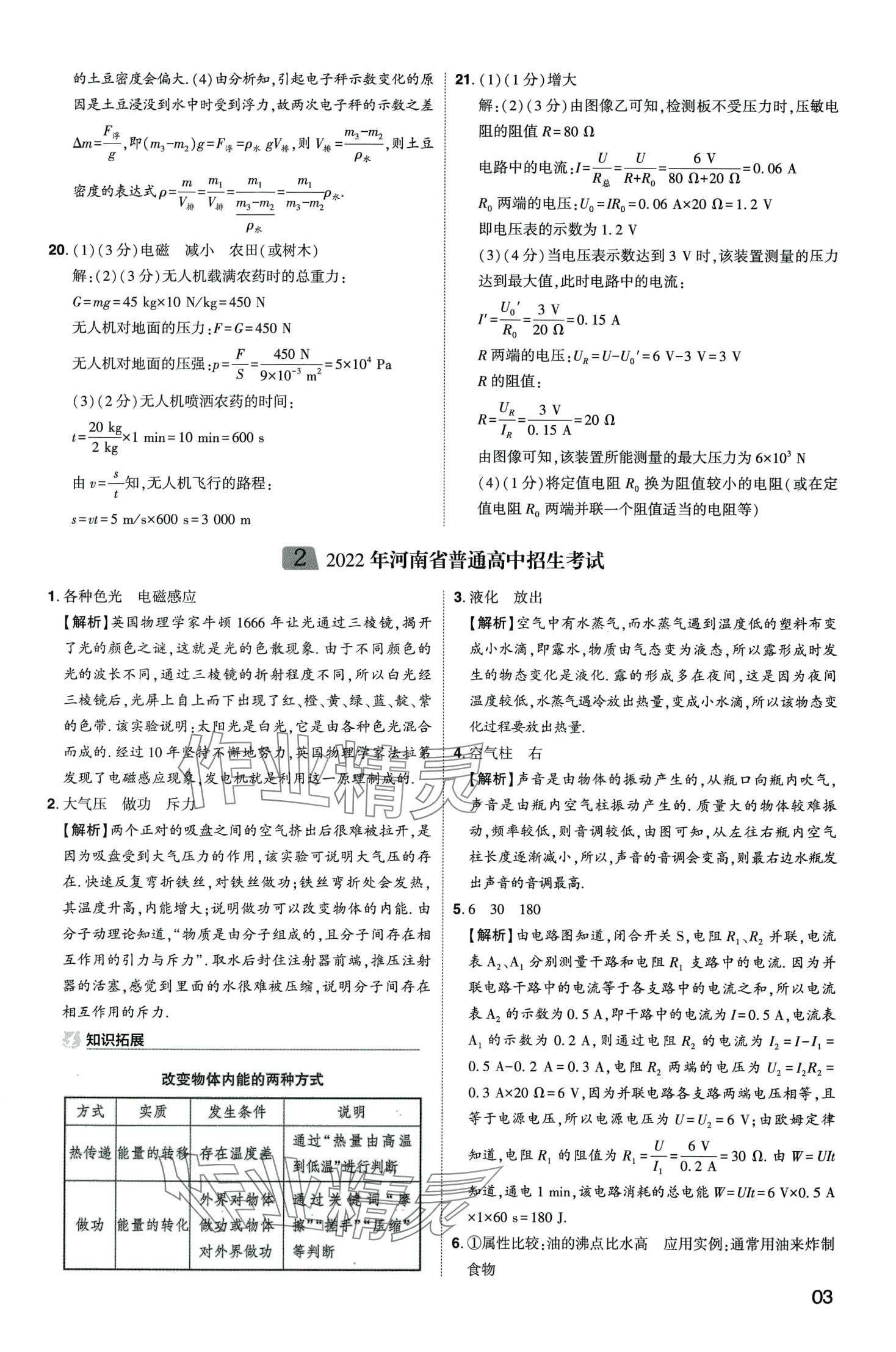 2024年中考导航东方出版社物理中考河南专版&nbsp;第3页